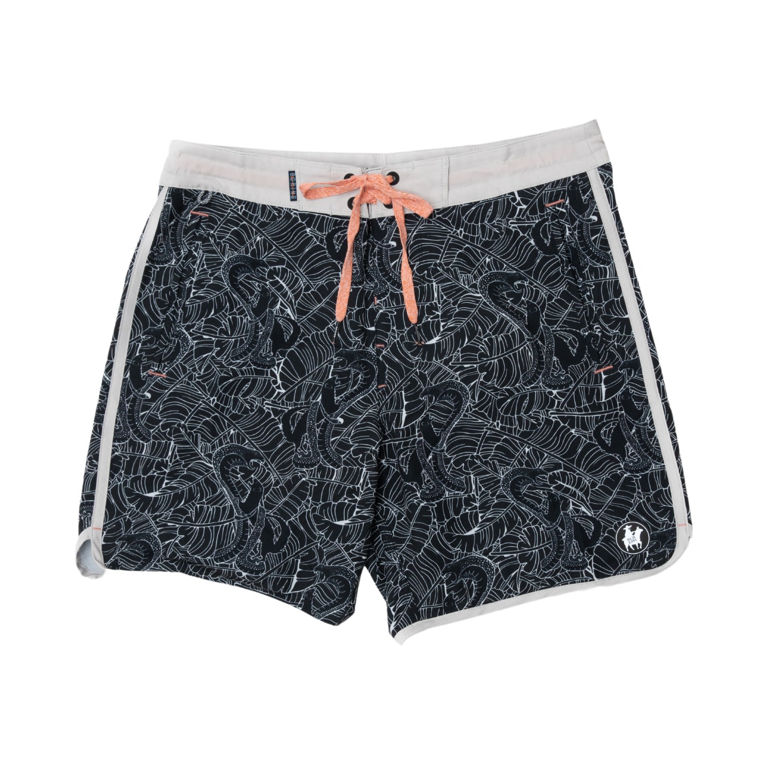 Men’s Fair Fight Black - Remanso Boardshorts 30" Baja Llama