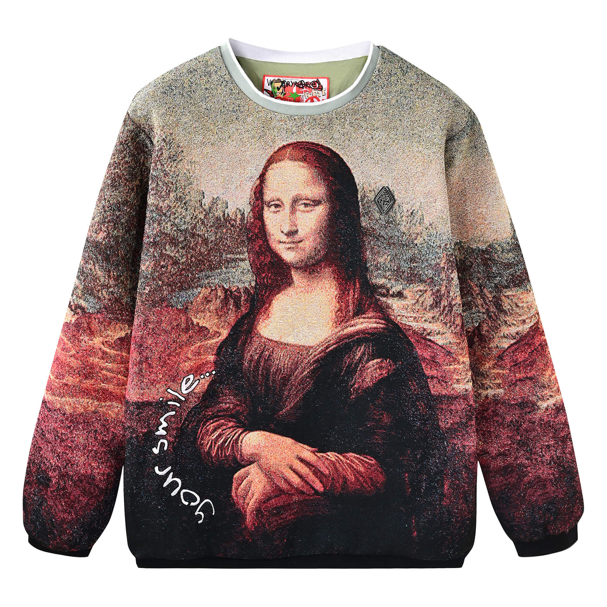 Veryrare Men's Green Mona Lisa In Green