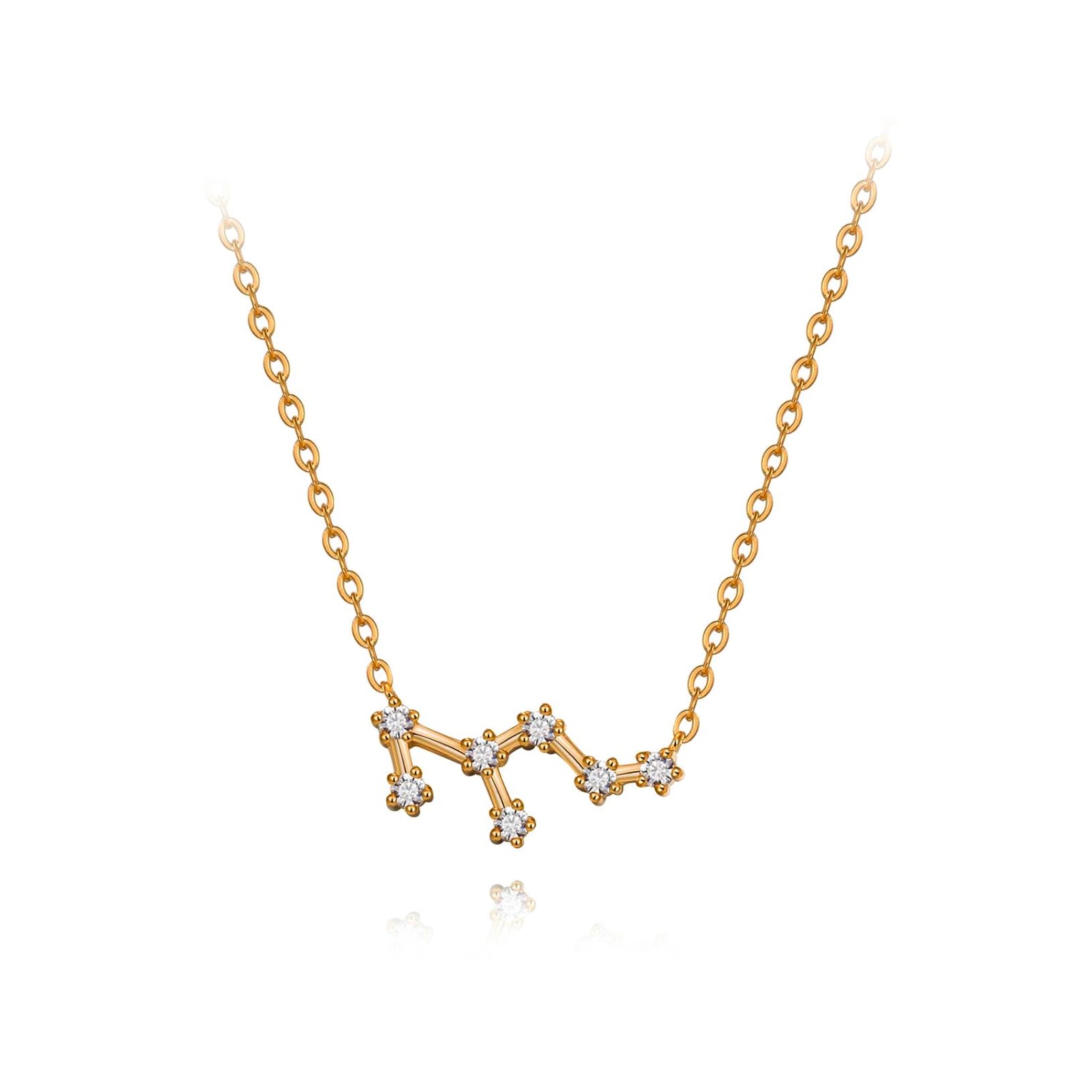 Women’s Gold Leo Constellation Necklace Kathryn New York