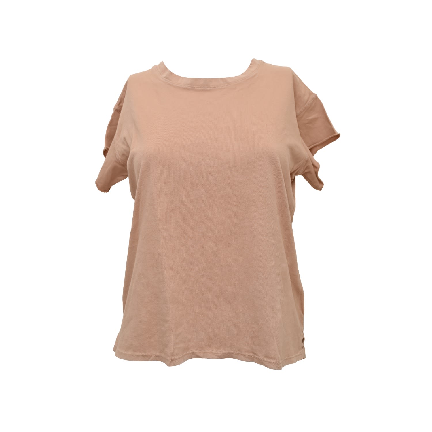 Women’s Tessa Organic Cotton Tee Camel Extra Small Lezat