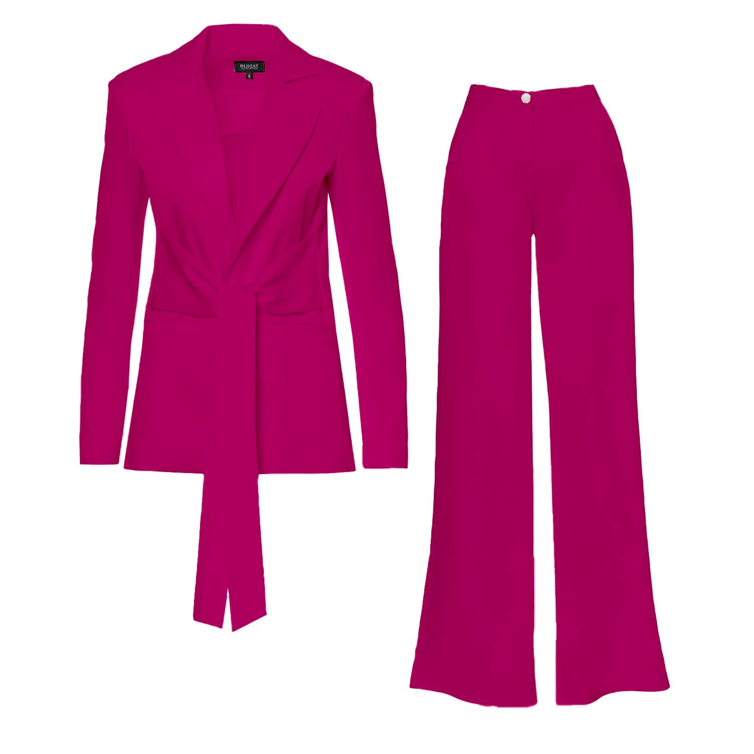 Fuschia Pink Pant Suit 