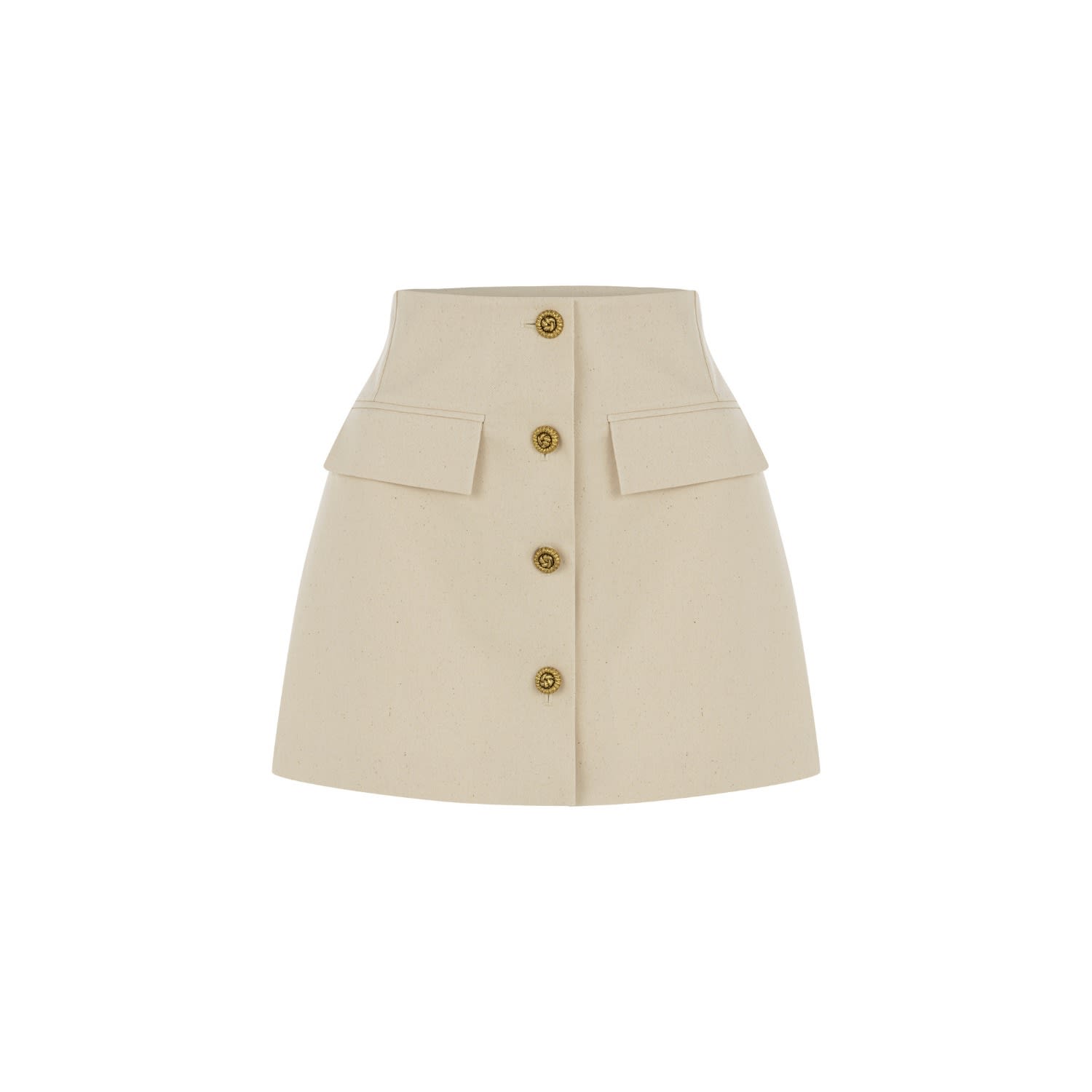 Women’s Cara Beige Mini Skirt Xxs Feel the Lotus