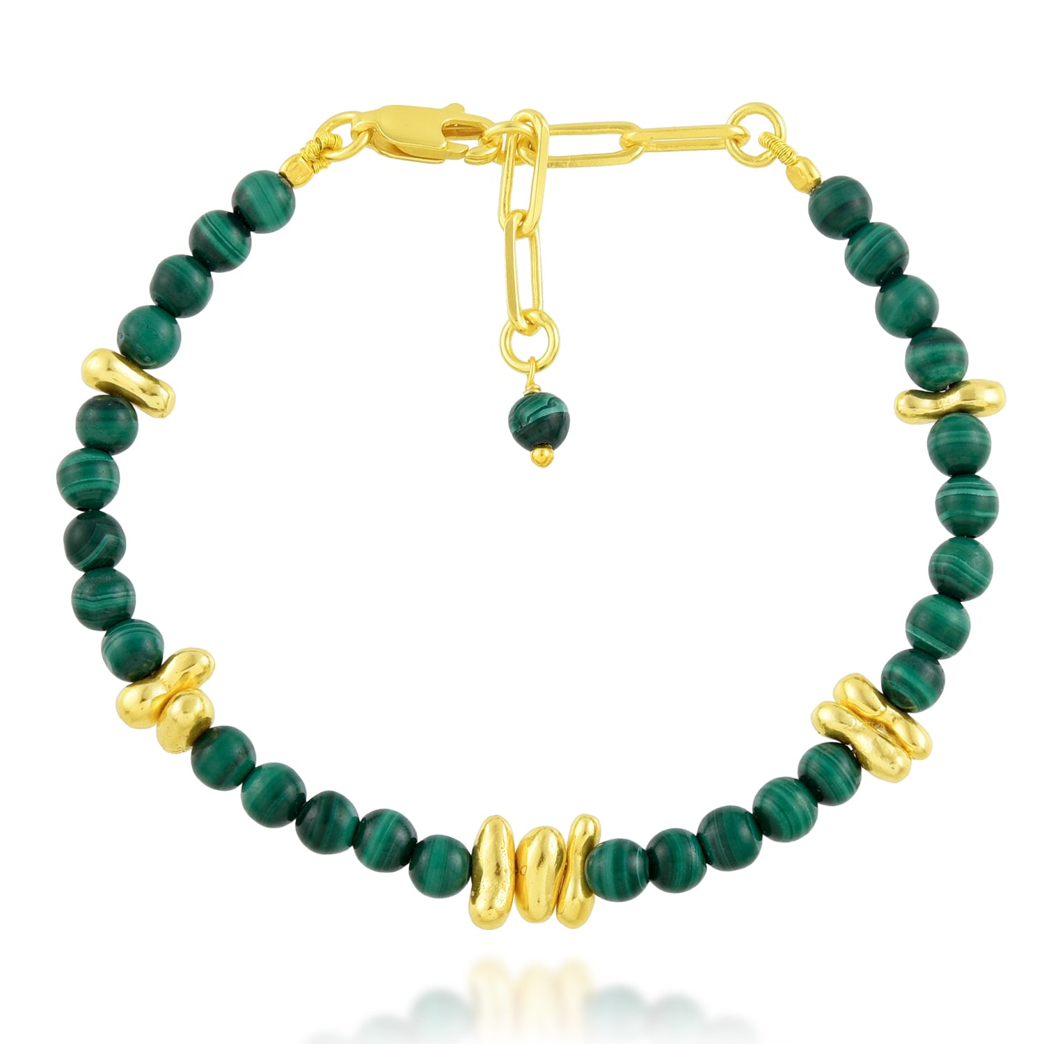 Shop Arvino Women's Vert Beaded Bracelet- Gold Vermeil