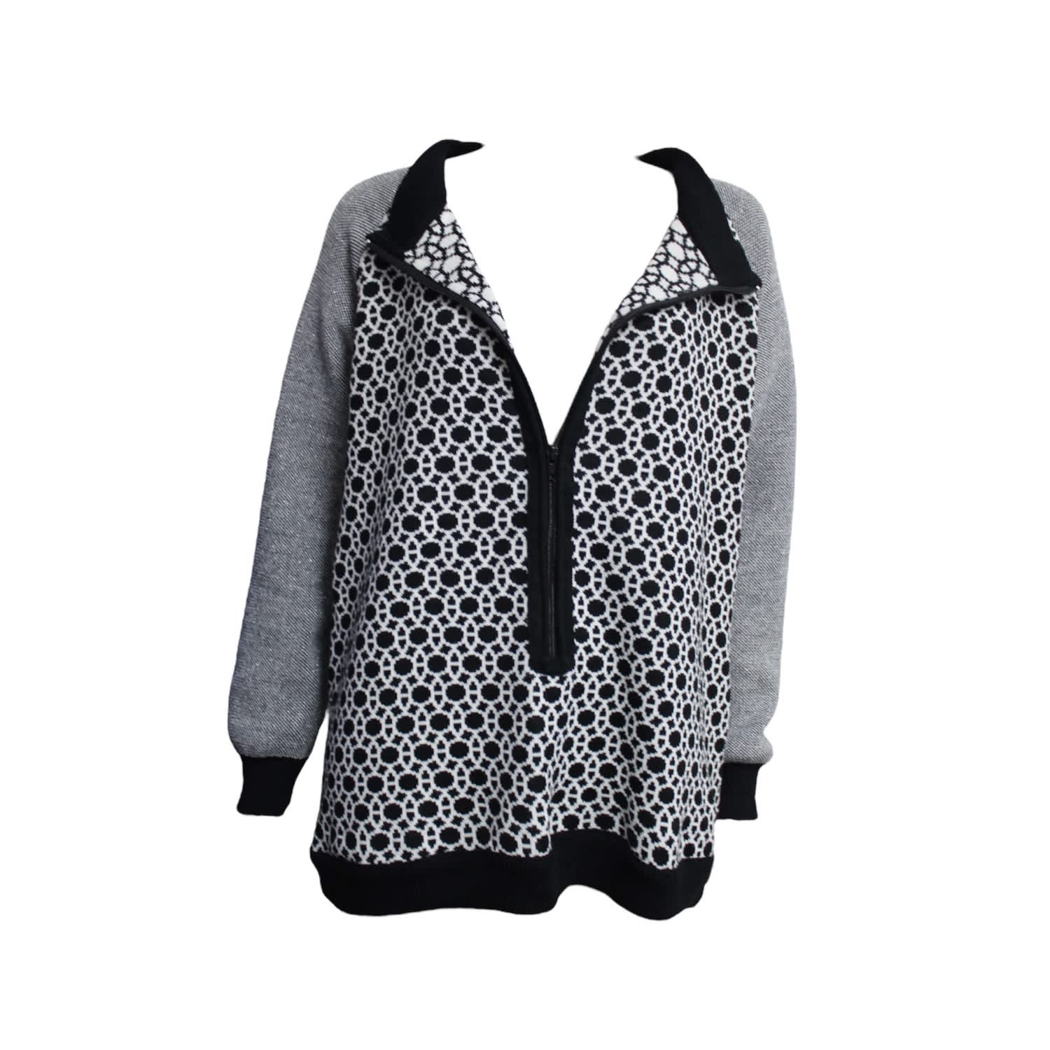 Maria Aristidou Women's Black / White Merle Sweater In Black/white