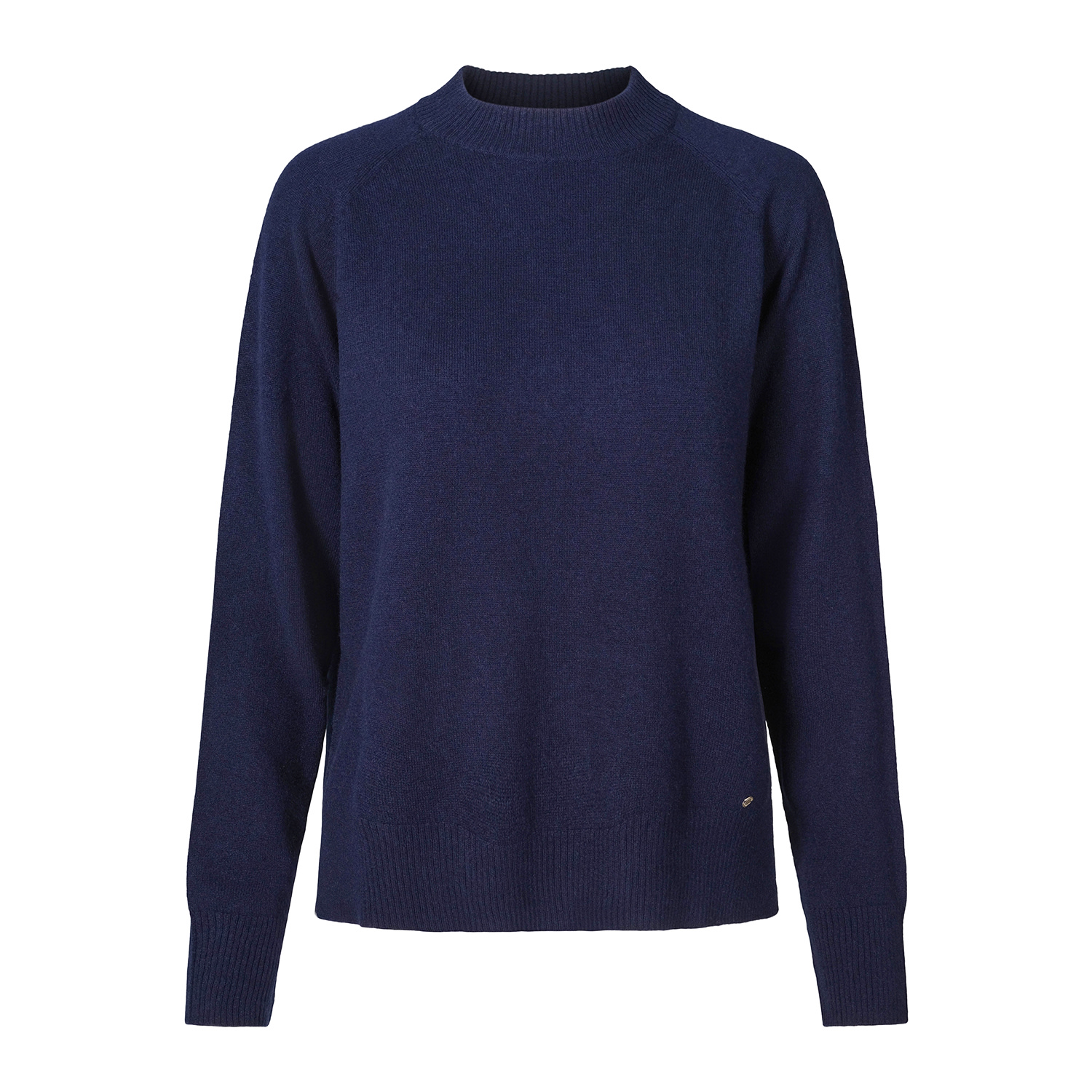 Tirillm Women's Aida Cashmere Raglan Pullover, Navy Blue In Blue