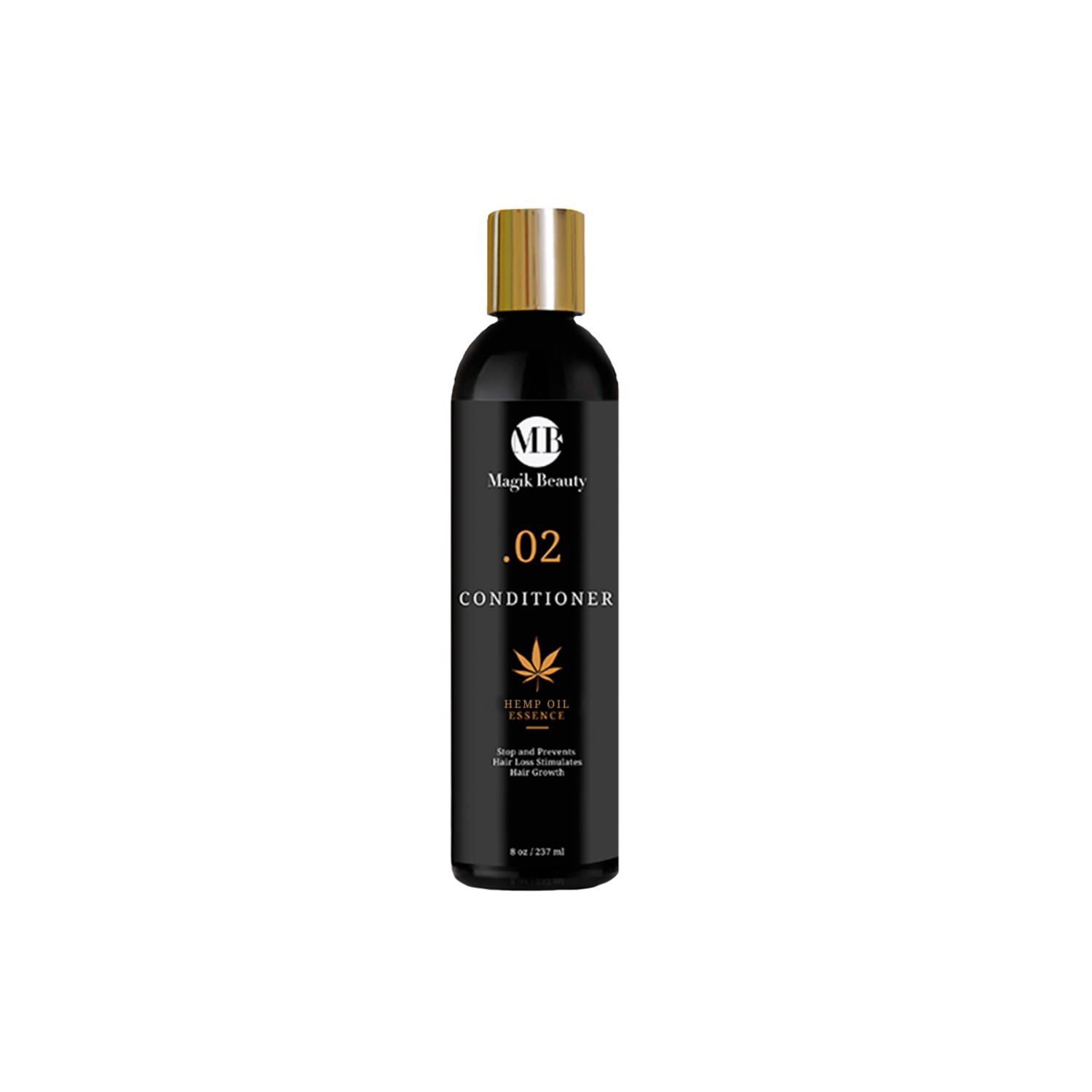 Black Mb Hemp Essence Oil Conditioner One Size Magik Beauty