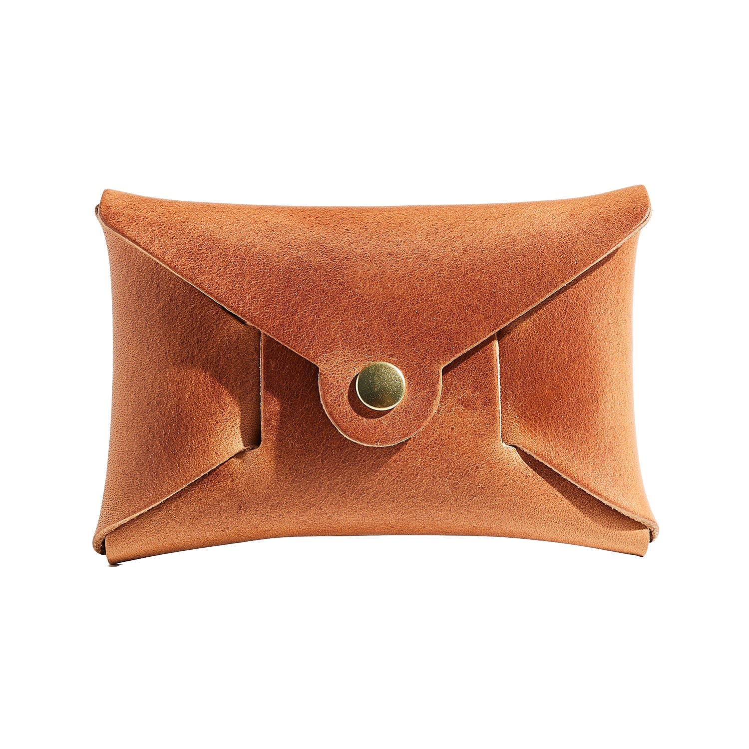 Women’s Tan Brown Leather Card + Coin Purse Sbri