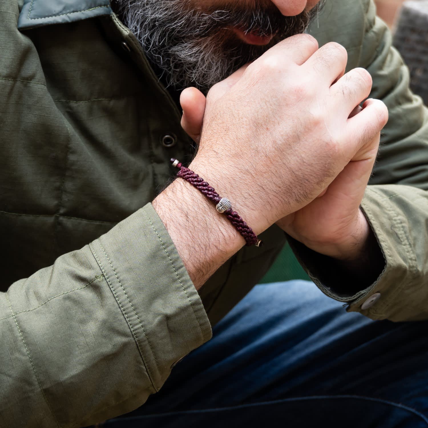 Brown leather bracelet for men, rope bracelet, braided bracelet, mens  bracelet, leather bracelet, b…