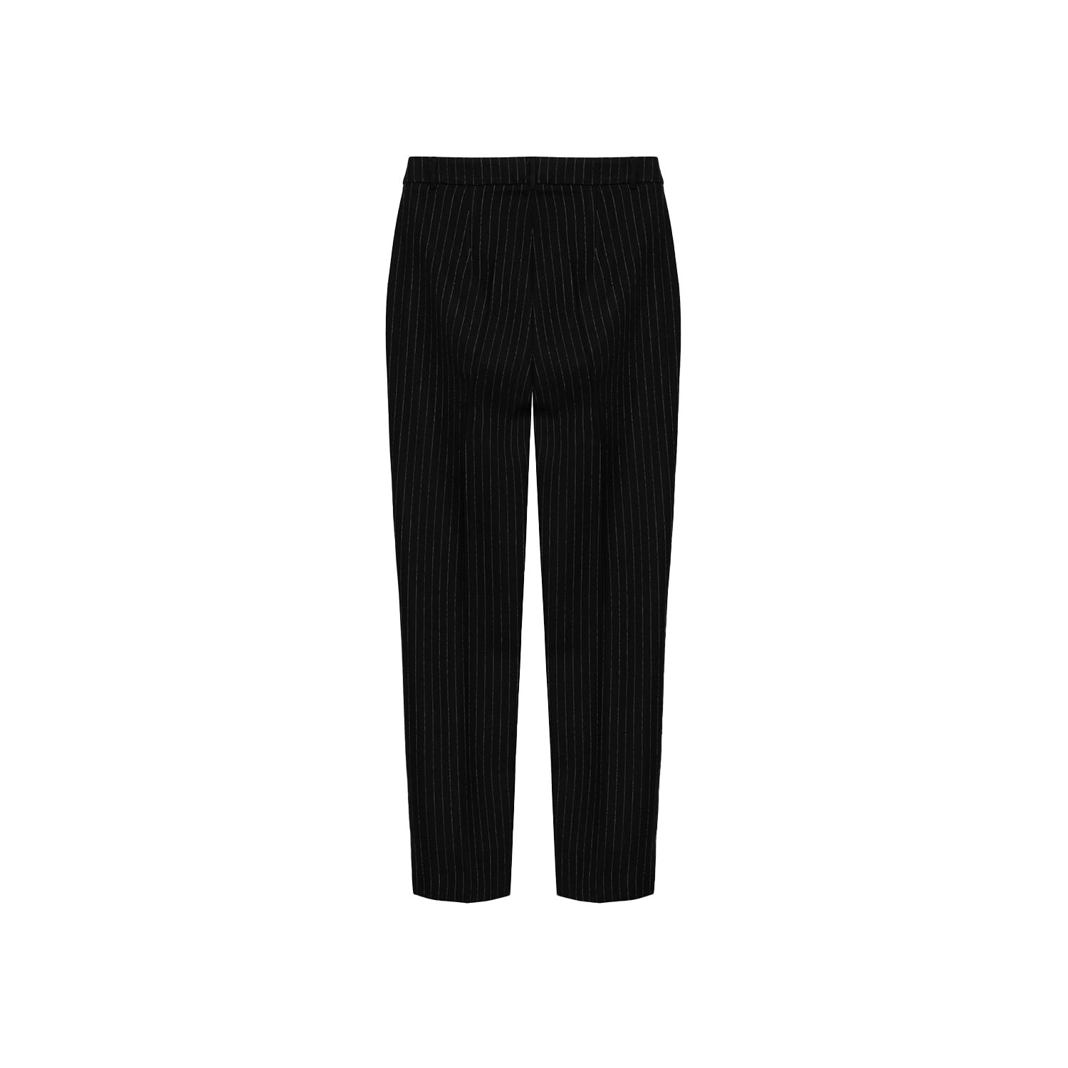 Peploum Women's Mary Lacy Slim Fit Trousers In Dark Blue In Blue