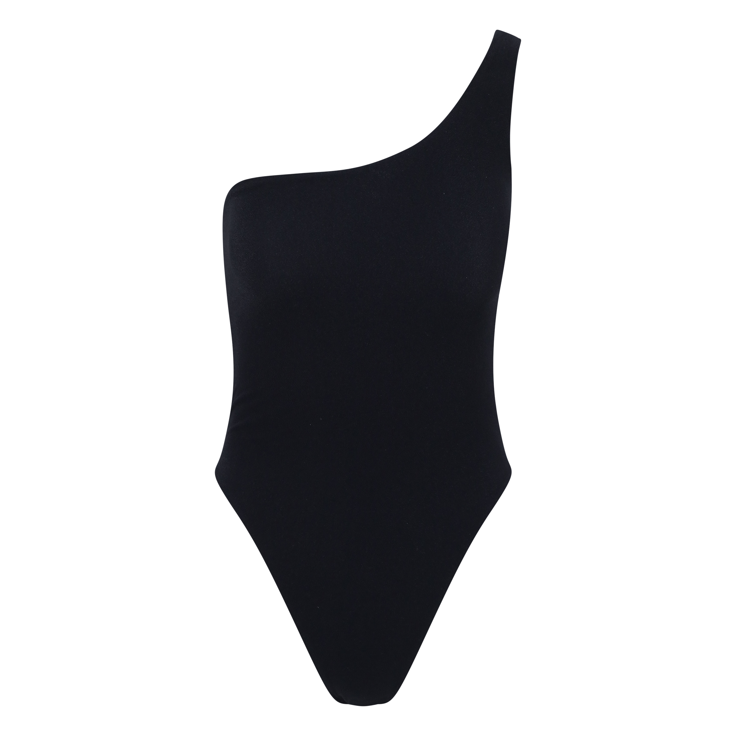 Blake Swimwear Women's Wave One Shoulder Swimsuit - Black In Black