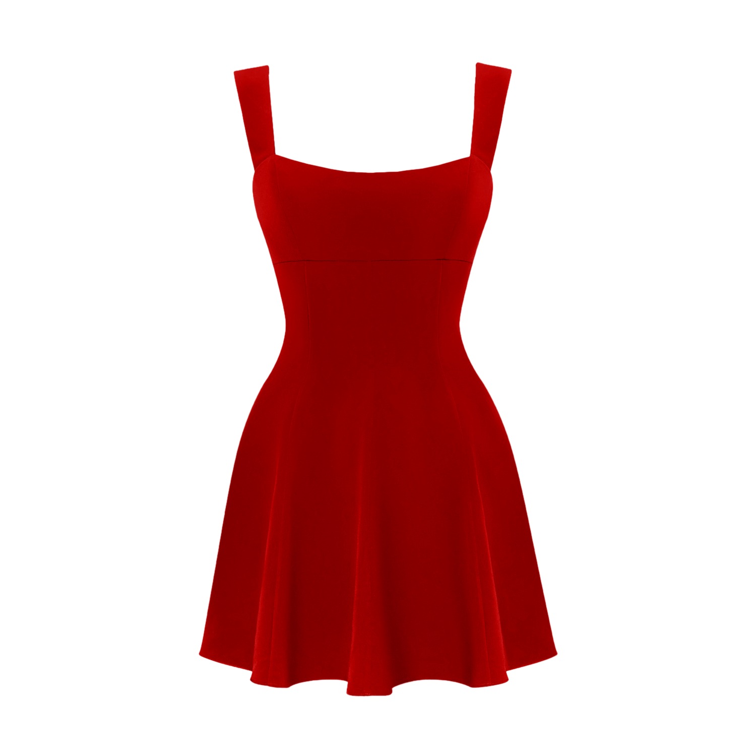 strapless open back dress Oriella Mini Dress - Red M Tall