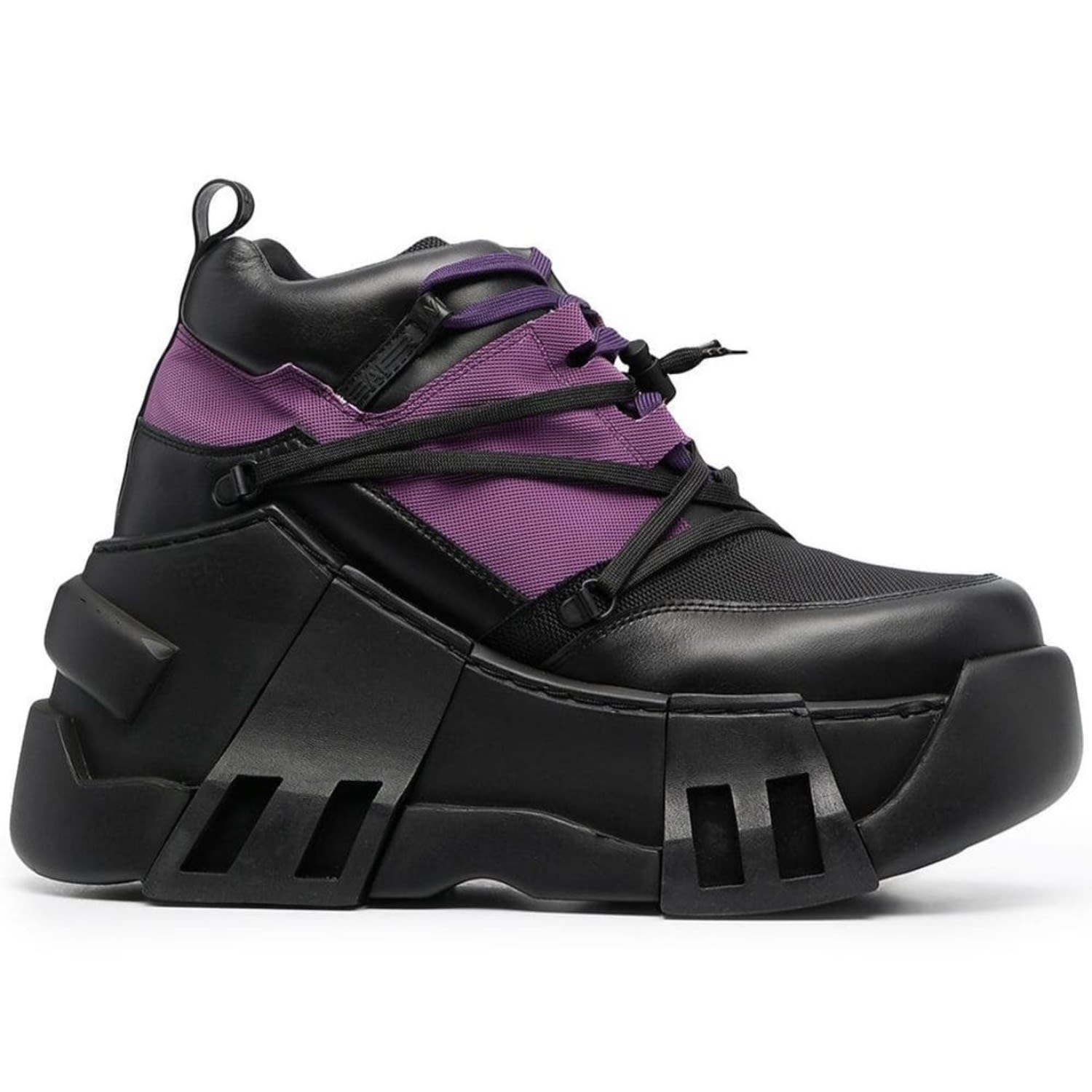 Swear Women's Black / Pink / Purple Amazon Platform Sneakers - Purple & Black In Black/pink/purple