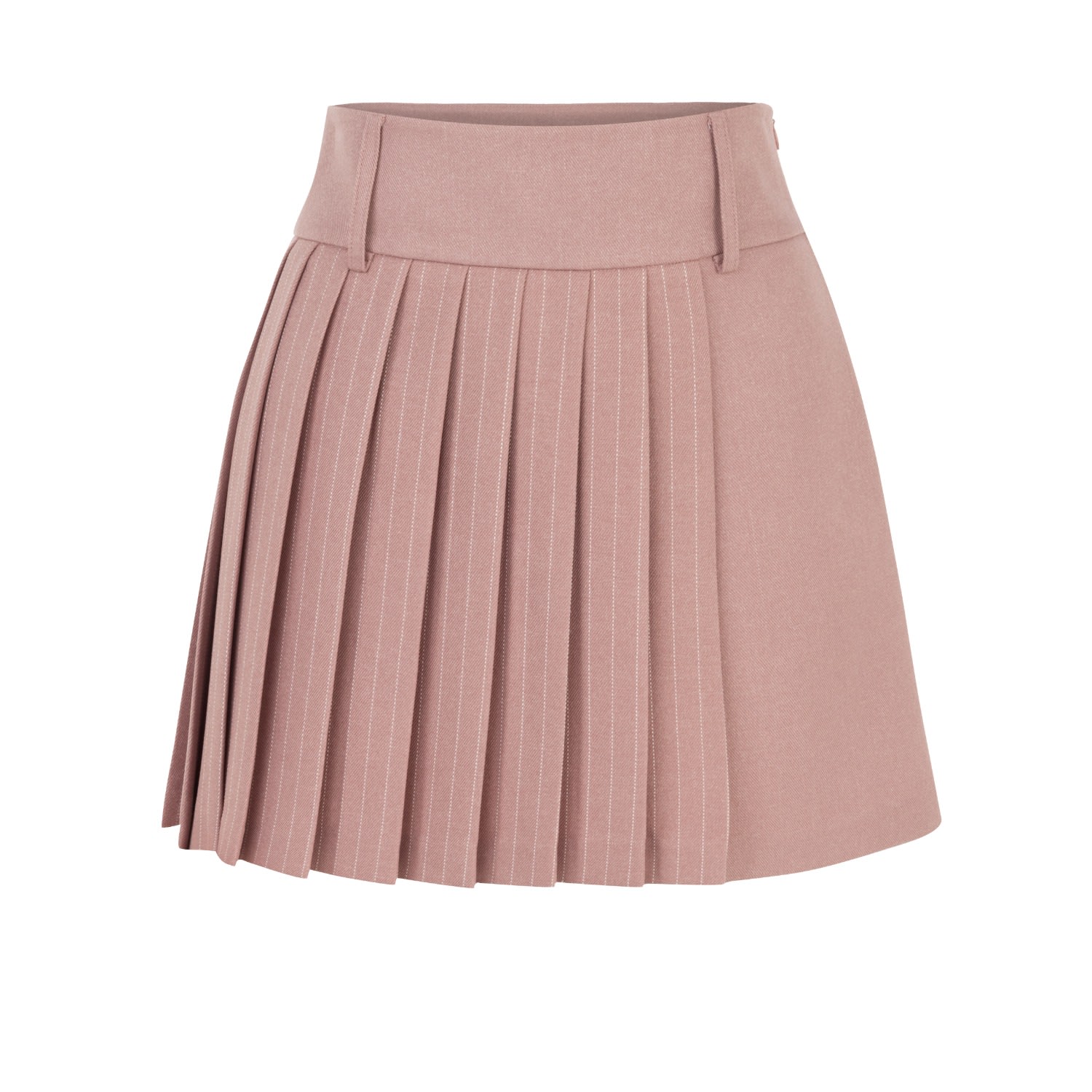 Women’s Pink / Purple Cléo Light Pink Pleated Skirt Xxs Feel the Lotus