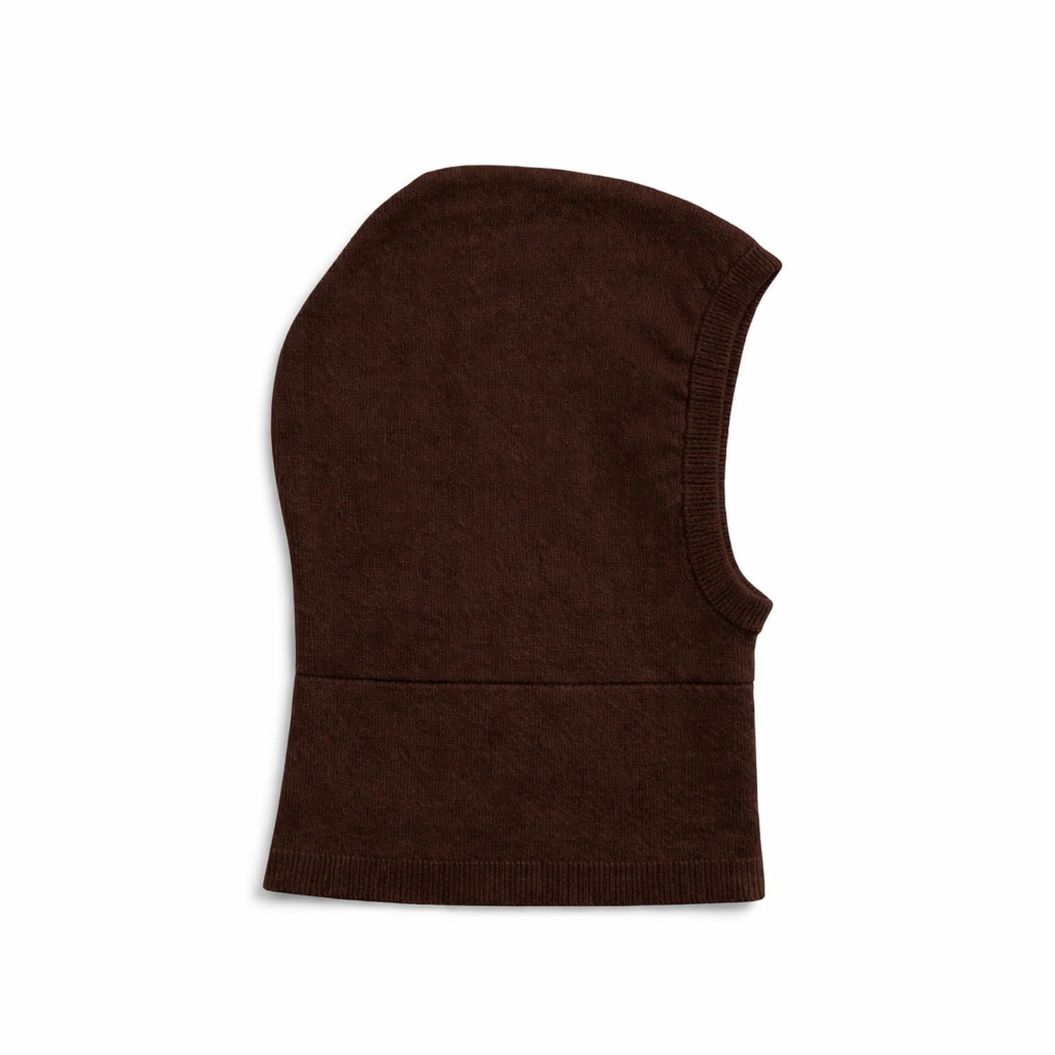 Women's Cashmere Balaclava Hood In Brown | One Size | Fiora Muse