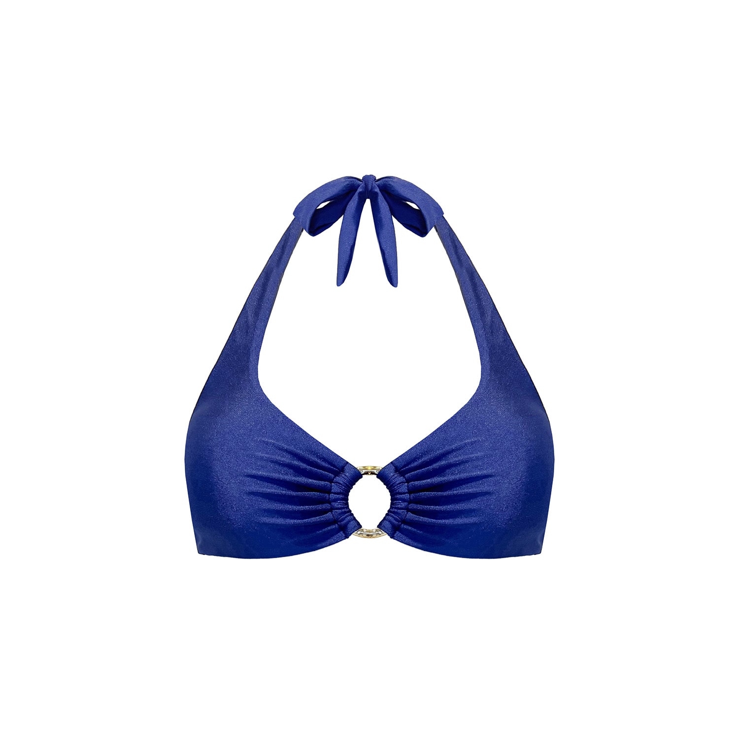 Monarch Women's Blue Nicole Halter Bikini Top - Ultramarine