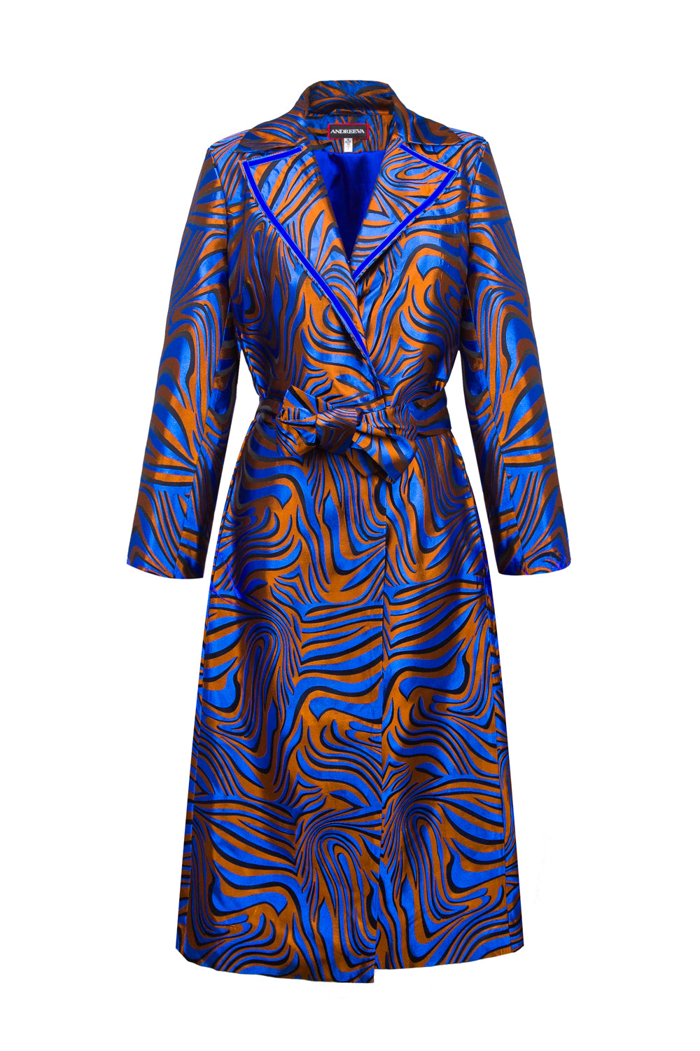Andreeva Women's Blue Marilyn Coat № 23