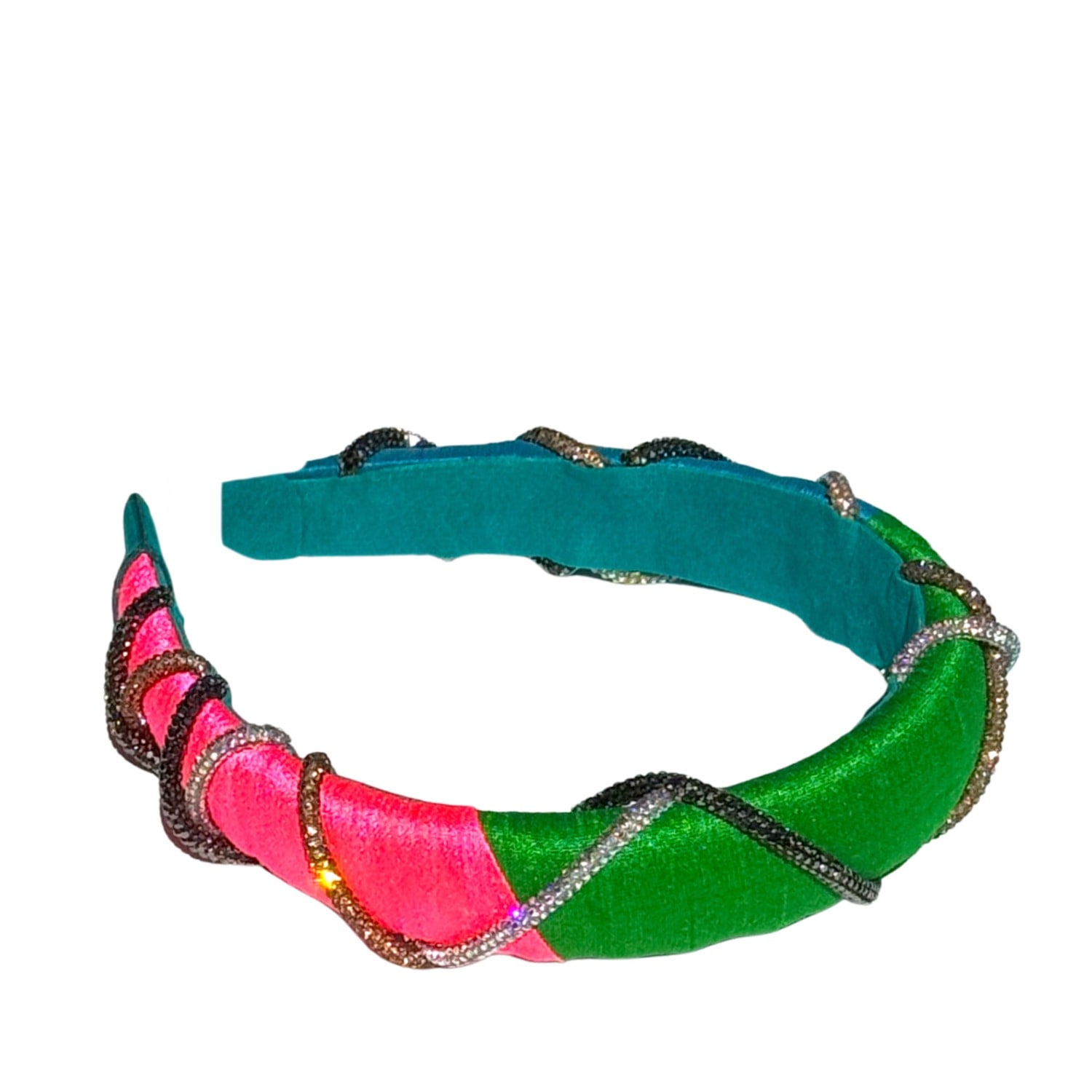 Women's Jeweled Braided Headband | Simitri