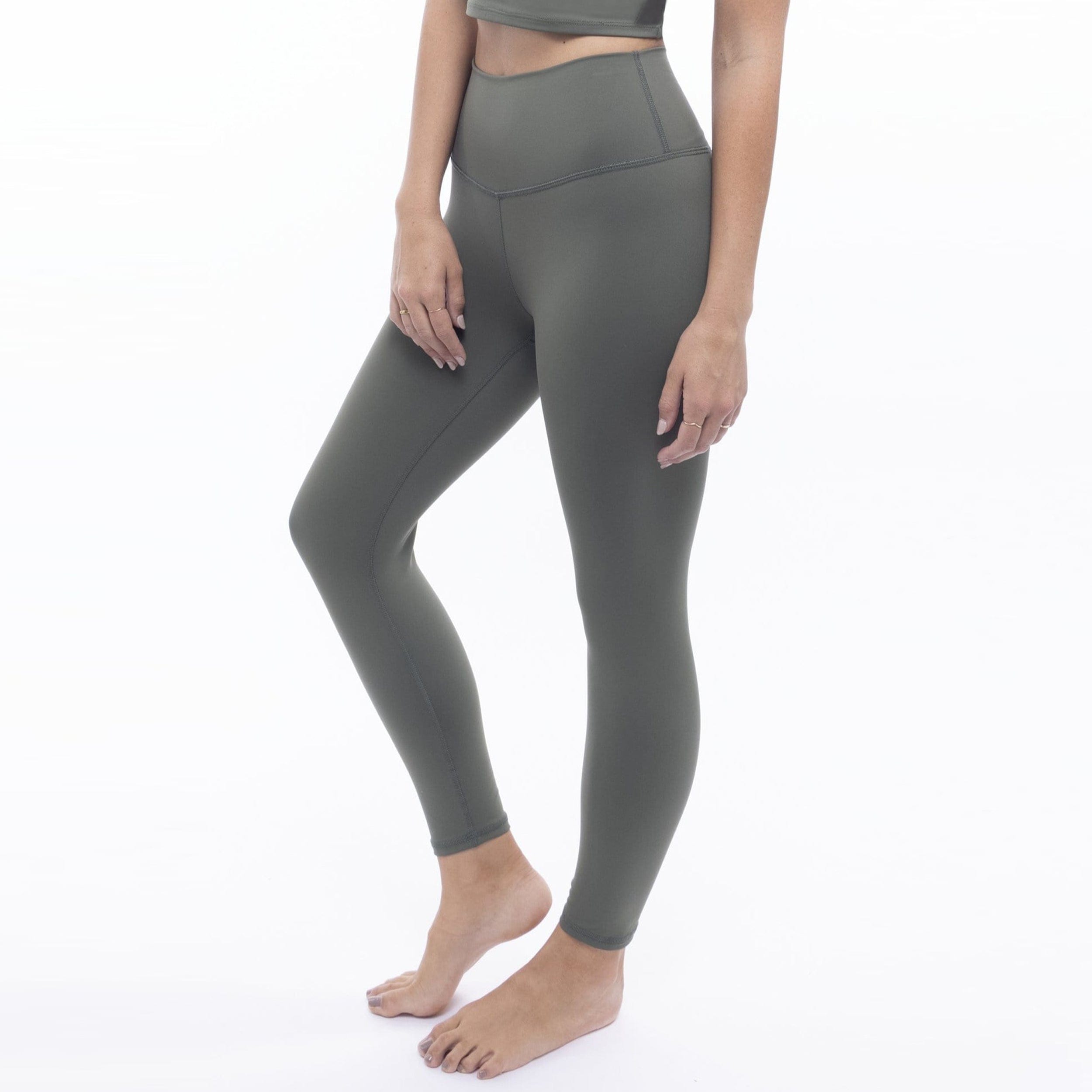 Women’s Grey Elevate High Waisted Legging - Cactus Extra Small Lezat