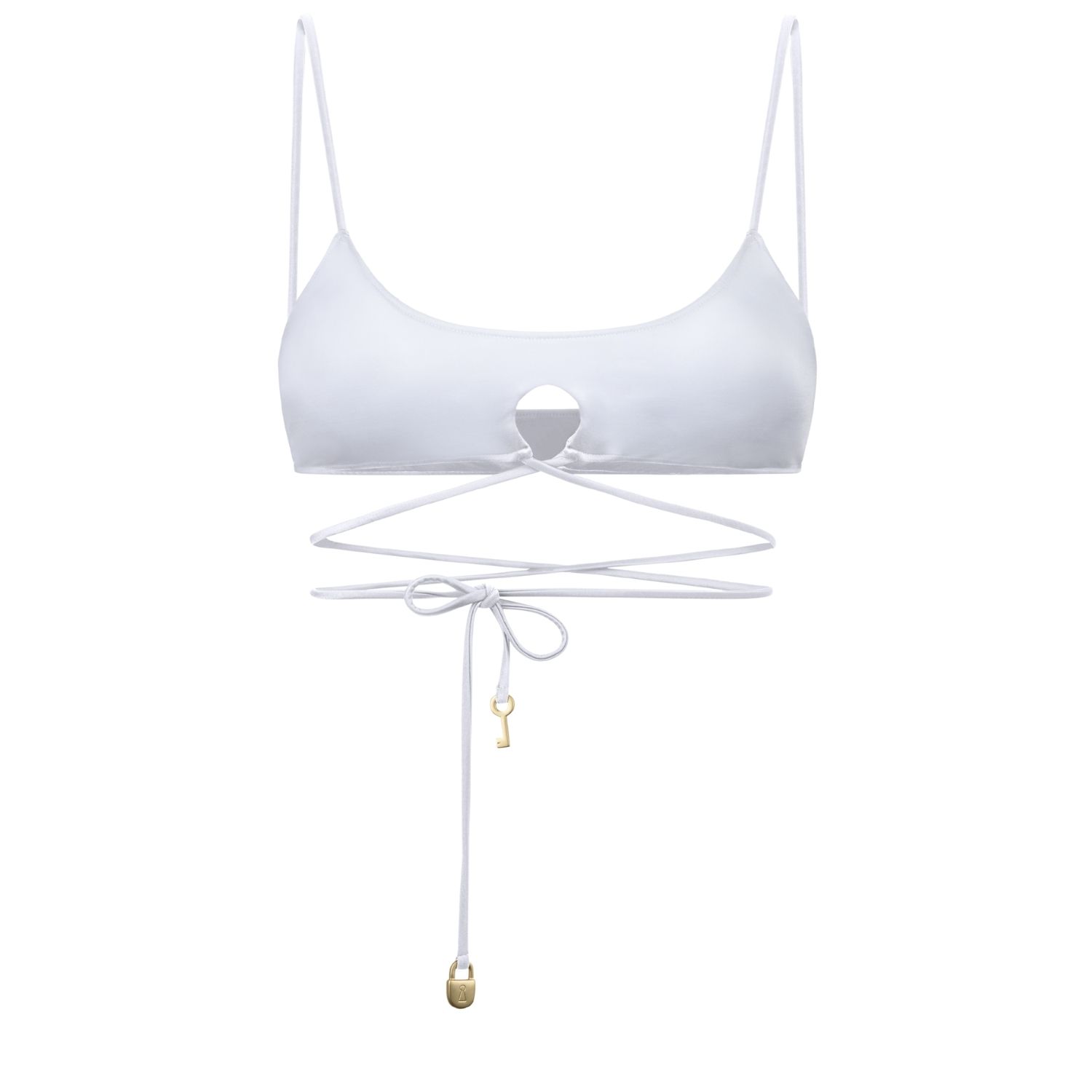 Bianca Resortwear Women's Romi Bikini Top In White In White