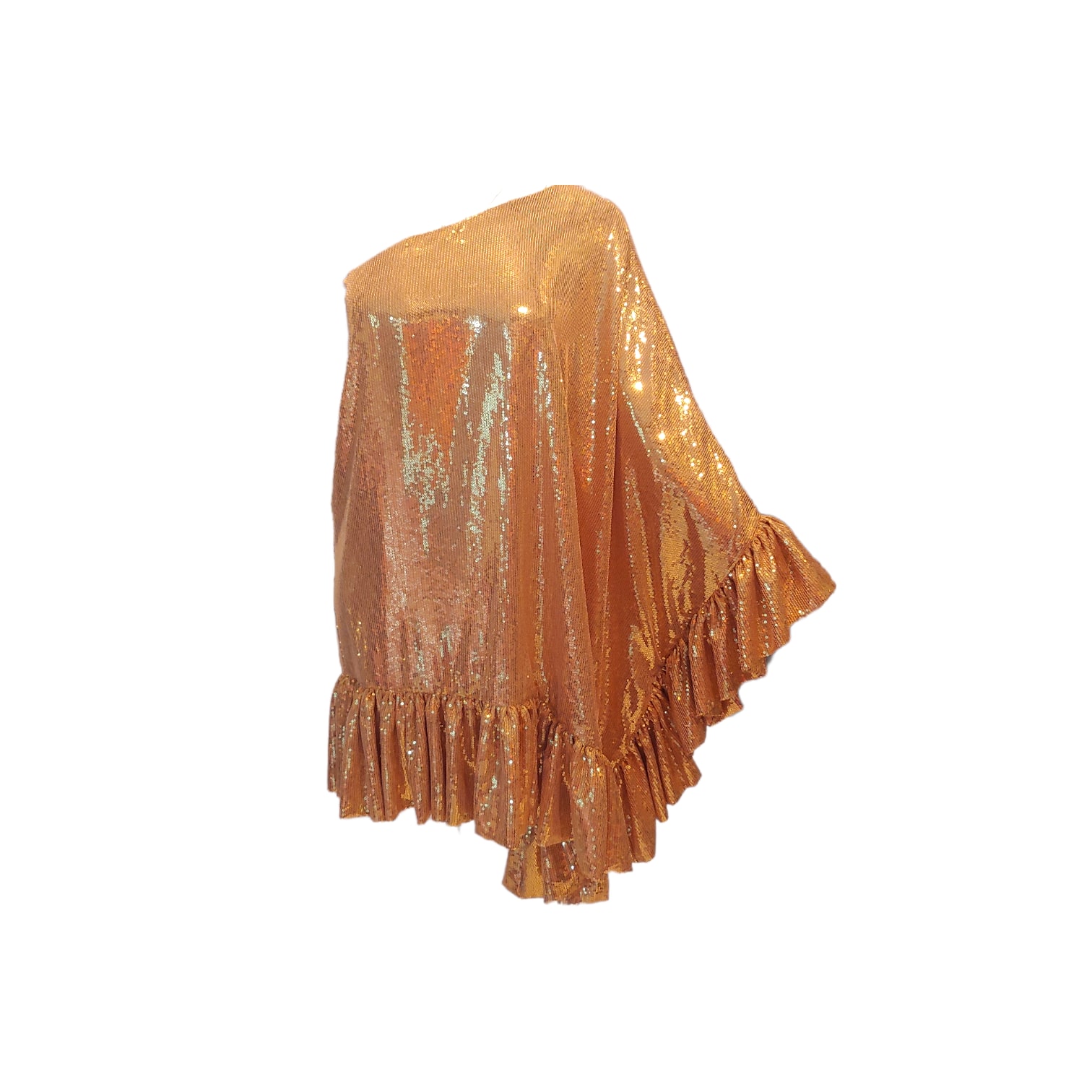 Julia Clancey Lady Gold Boogie Frock In Orange