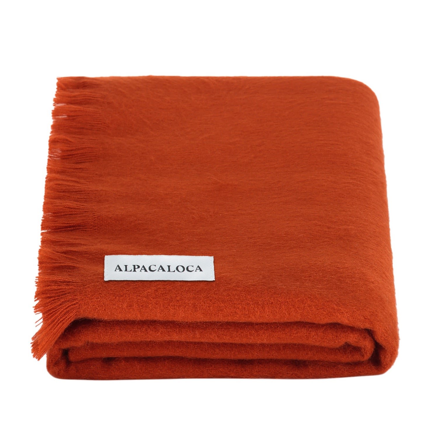 Alpaca Loca Women's Scarf Brick Red