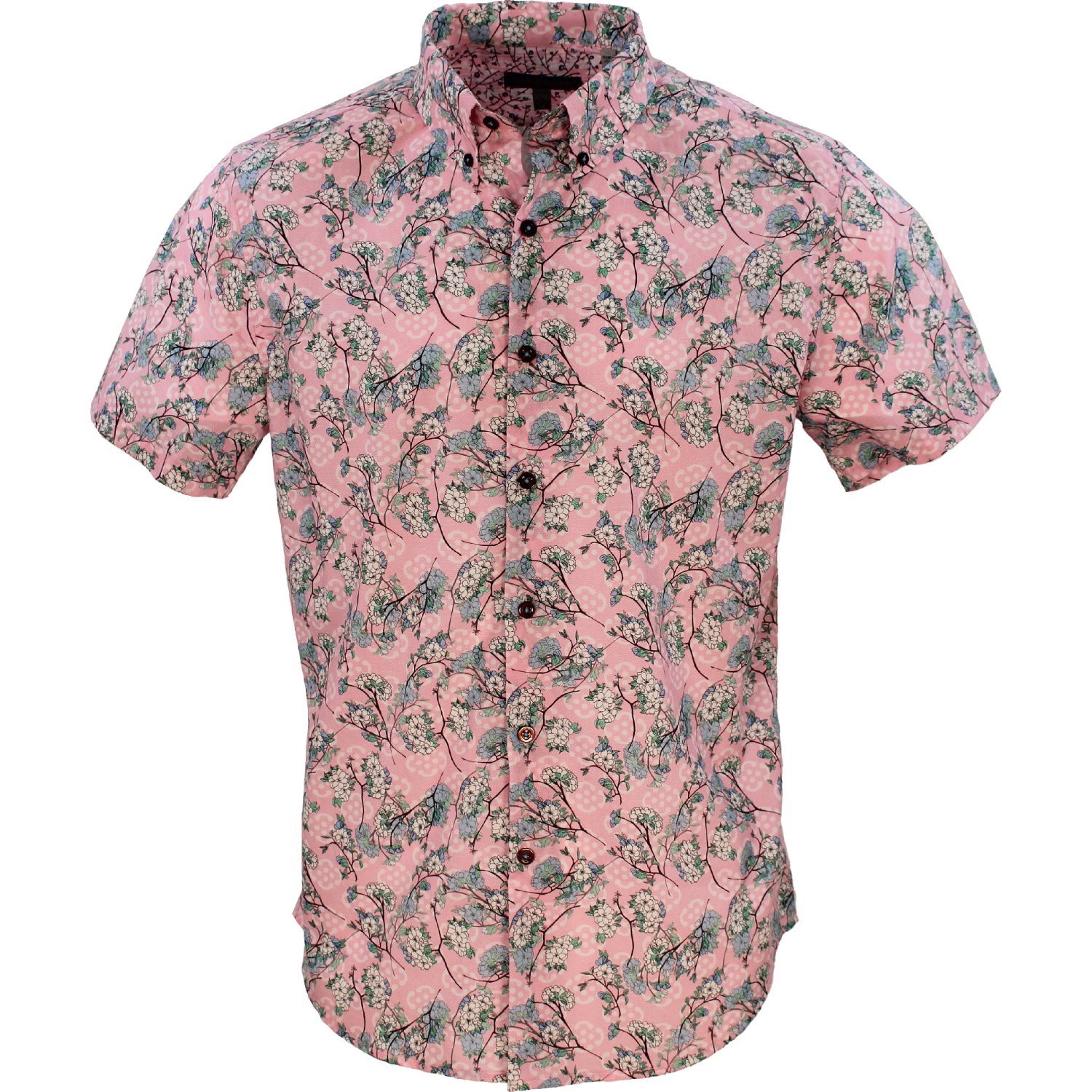 Men’s Pink / Purple Tim Blossom Canvas Pink Medium Lords of Harlech