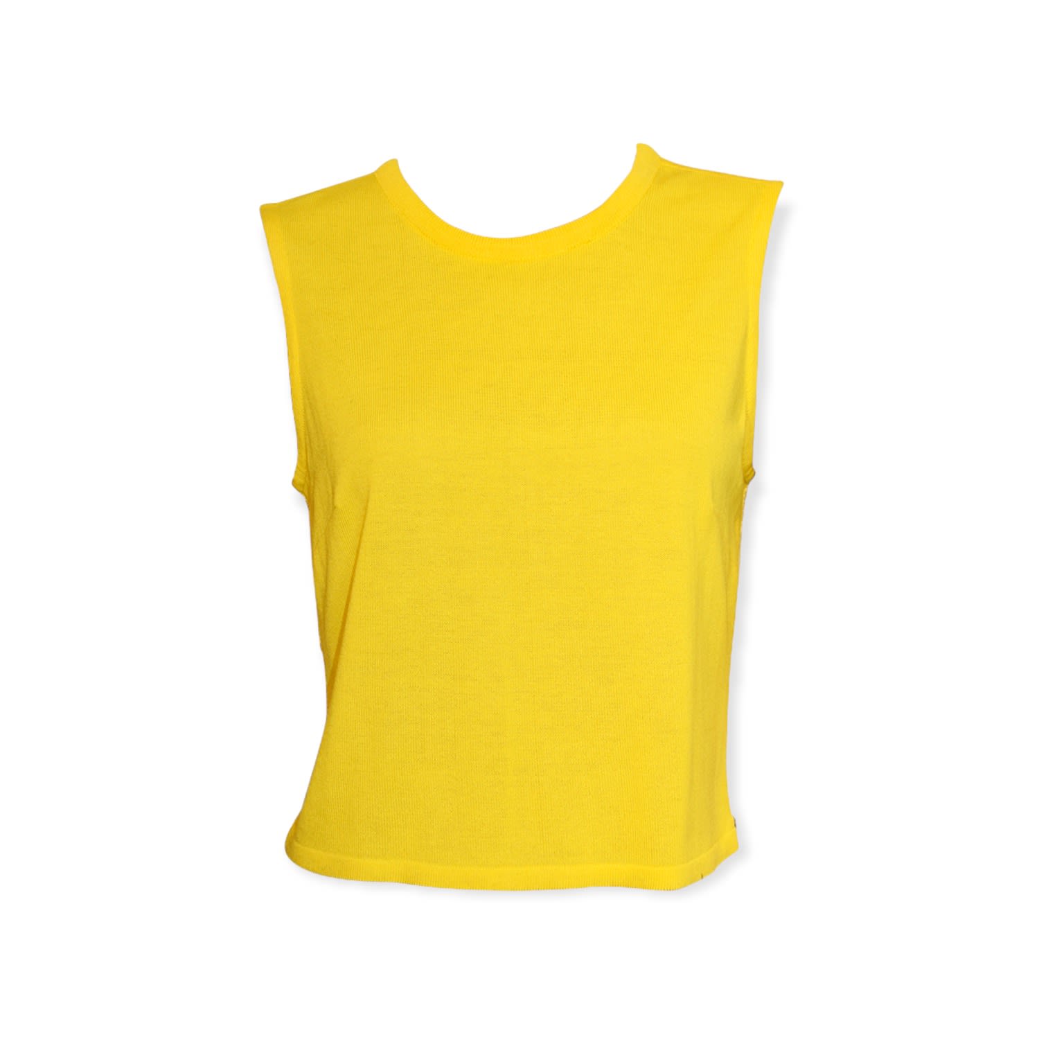 Women’s Yellow / Orange / White Play Sleeveless Yellow Top Small Maria Aristidou