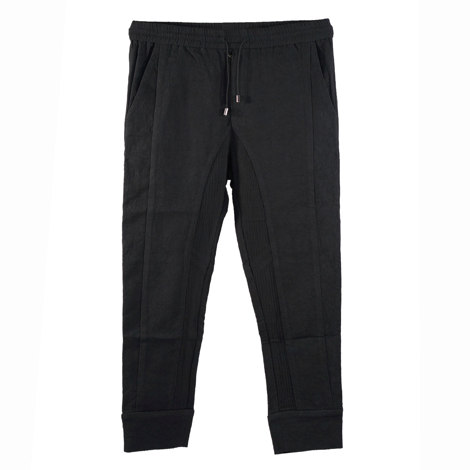 Smart And Joy Men's Tapered And Textured Pants - Black In Black