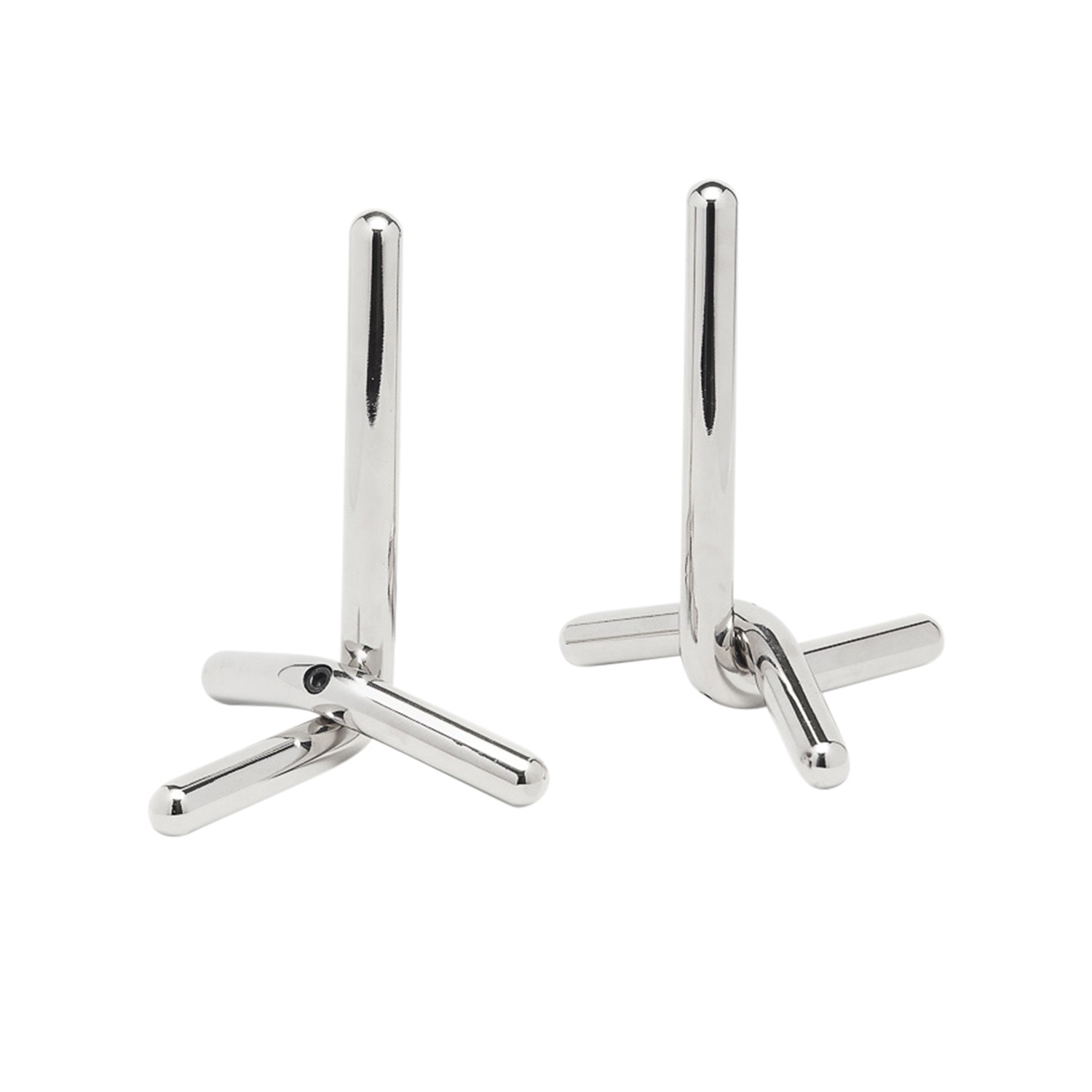 Craighill Cal Carbon Steel Bookends In Black