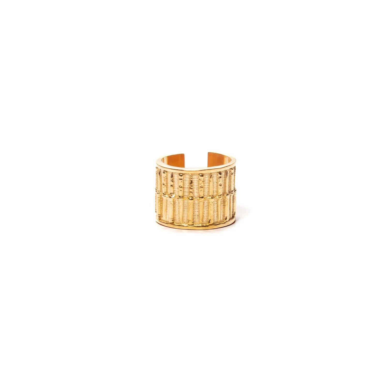 Wild Sons Men's Greaser Gold Ring In Gold