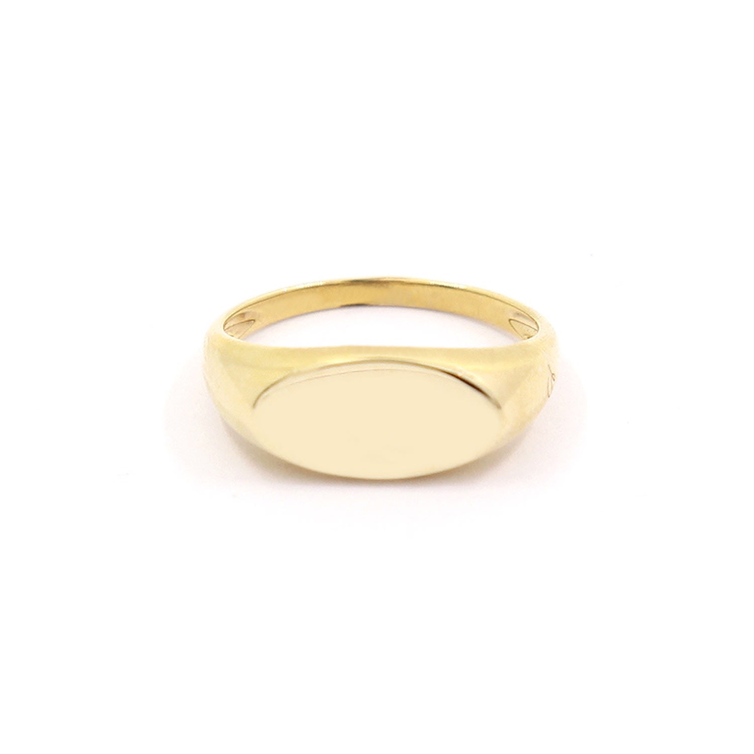 Women’s Solid Gold Pacha Oval Signet Ring Gosia Orlowska