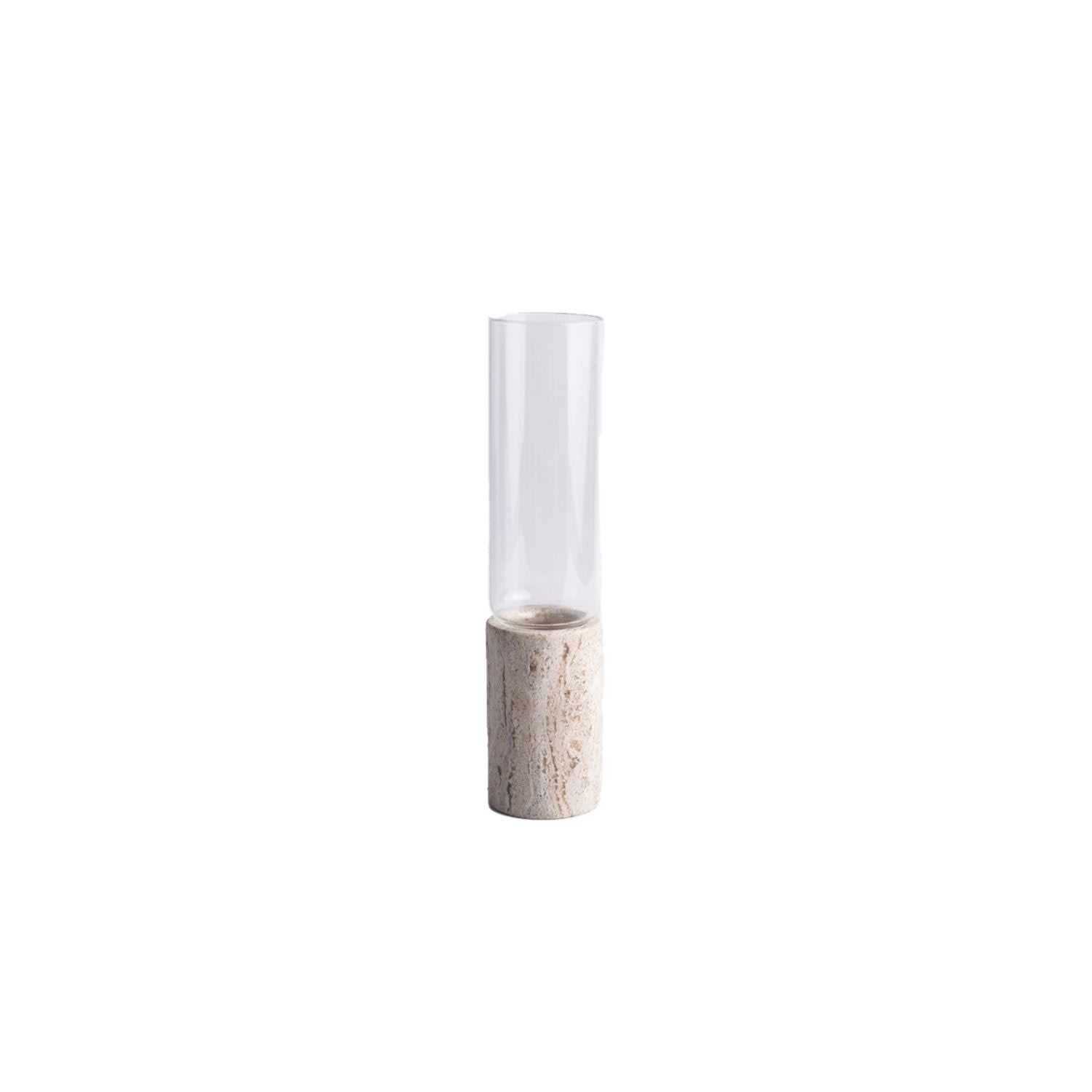 Neutrals Soliflor Travertine Marble Vase - Small And Jacob