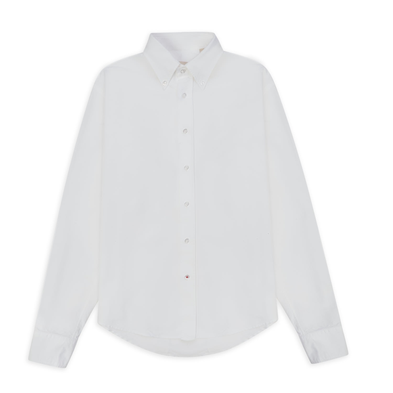 Burrows And Hare Men's Oxford Button-down Shirt - White
