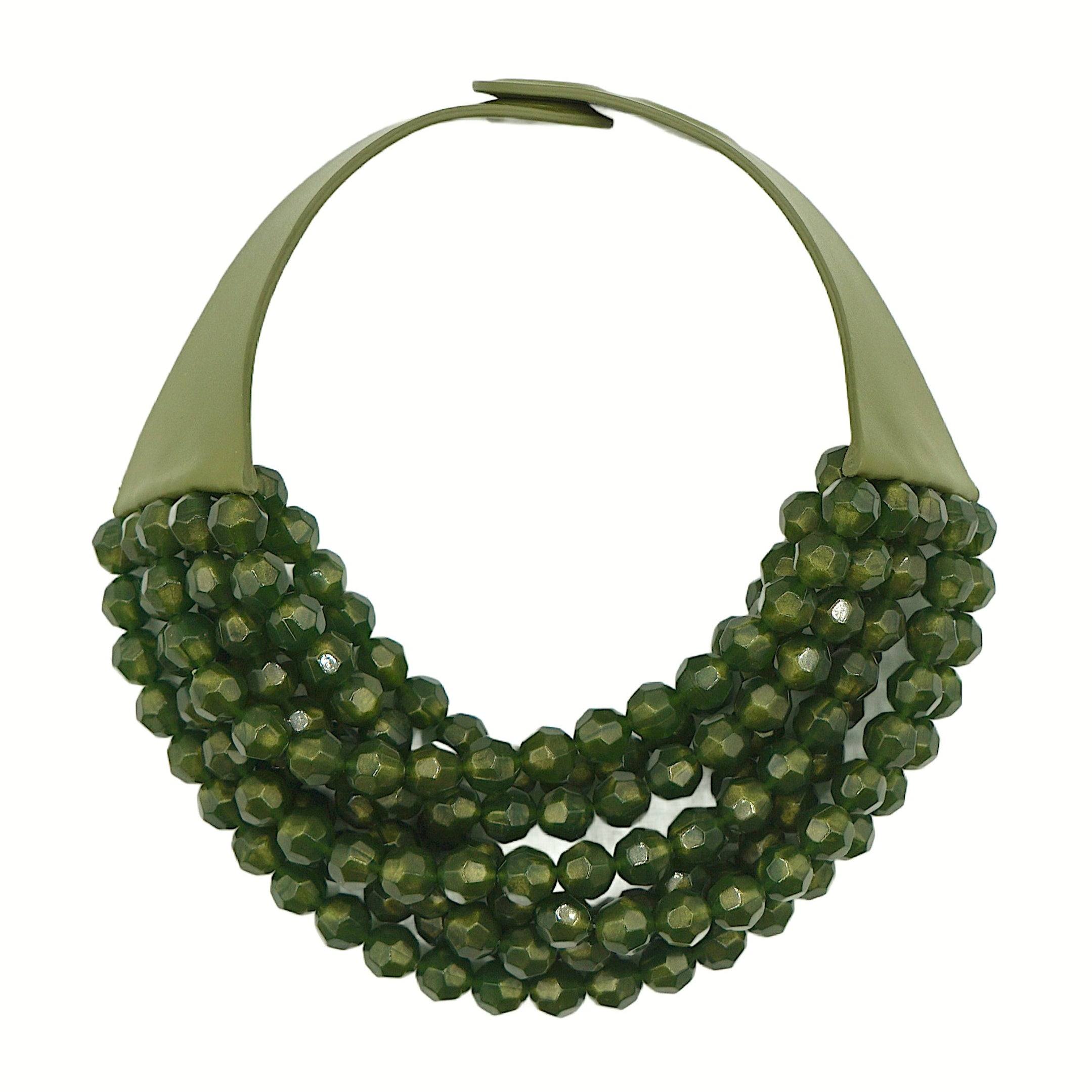 Fairchild Baldwin Women's Bella Metallic Green Earth Necklace In Green