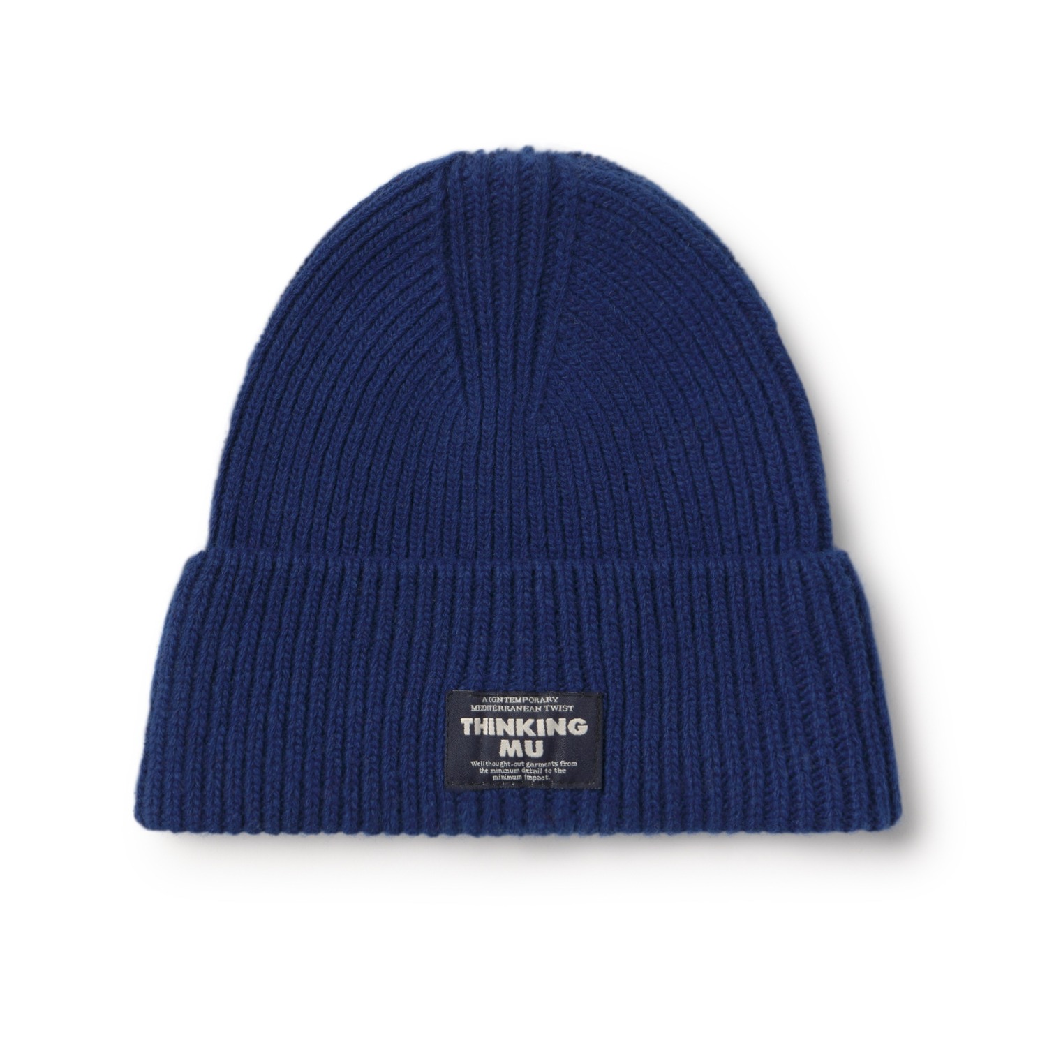 Thinking Mu Women's Blue Wool Amor Beanie In Blue