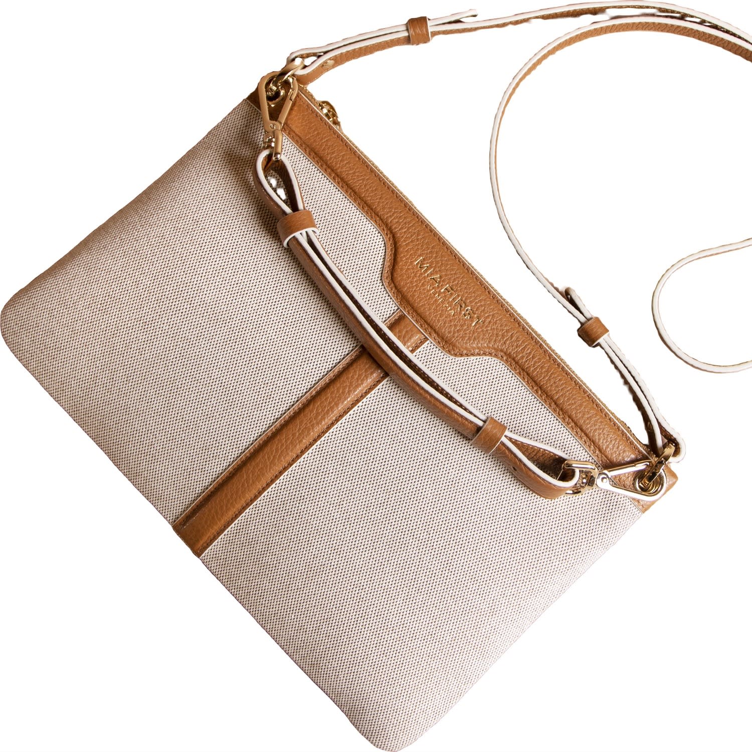 Mia First - Venezia Women's Neutrals Petite-mia Canvas Cappuccino In Multi