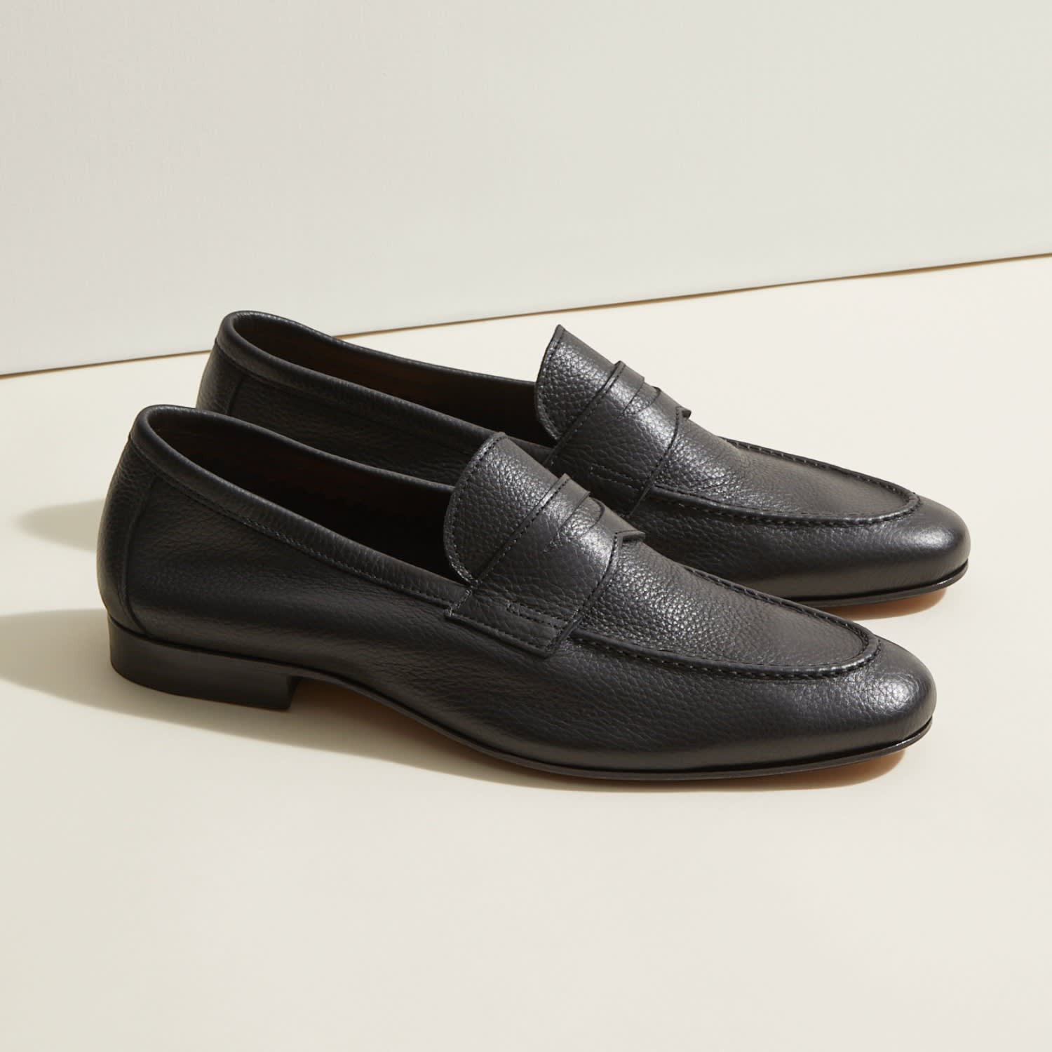 Jack Erwin Penny Loafers Classic Casual Shoes Suede Black Mens Sz 7 Black Pebble Edward Loafer | Classic Penny for your everyday – Jack Erwin main image 3
