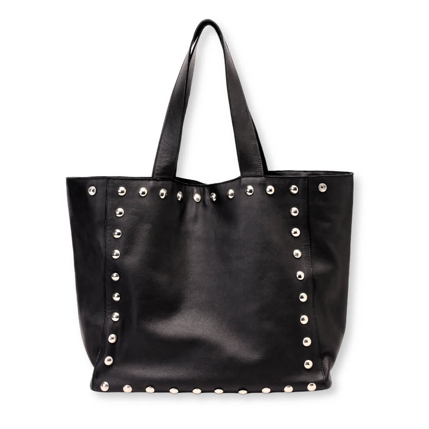 black-leather-studded-tote-