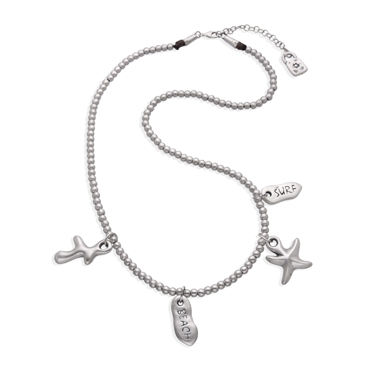 Altar™ Ornaments Co. Men's Tidal Necklace| Fine Silver With Beach Pendants - Altar™ In Silver