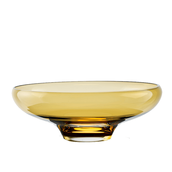 An&angel Yellow Large Amber Bowl In Yellow