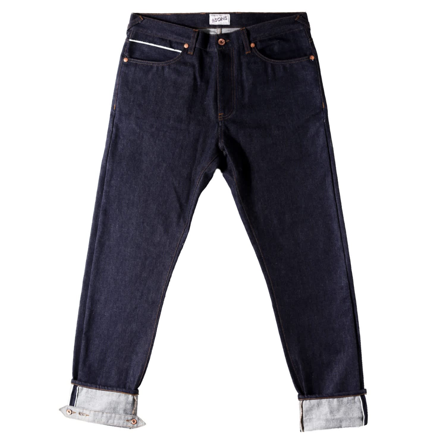 ecru selvedge jeans