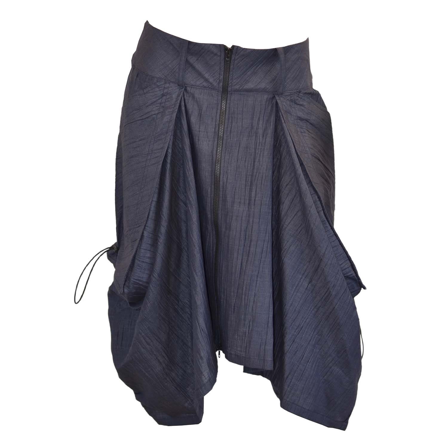 Snider Women's Blue Flax Skirt In Blue