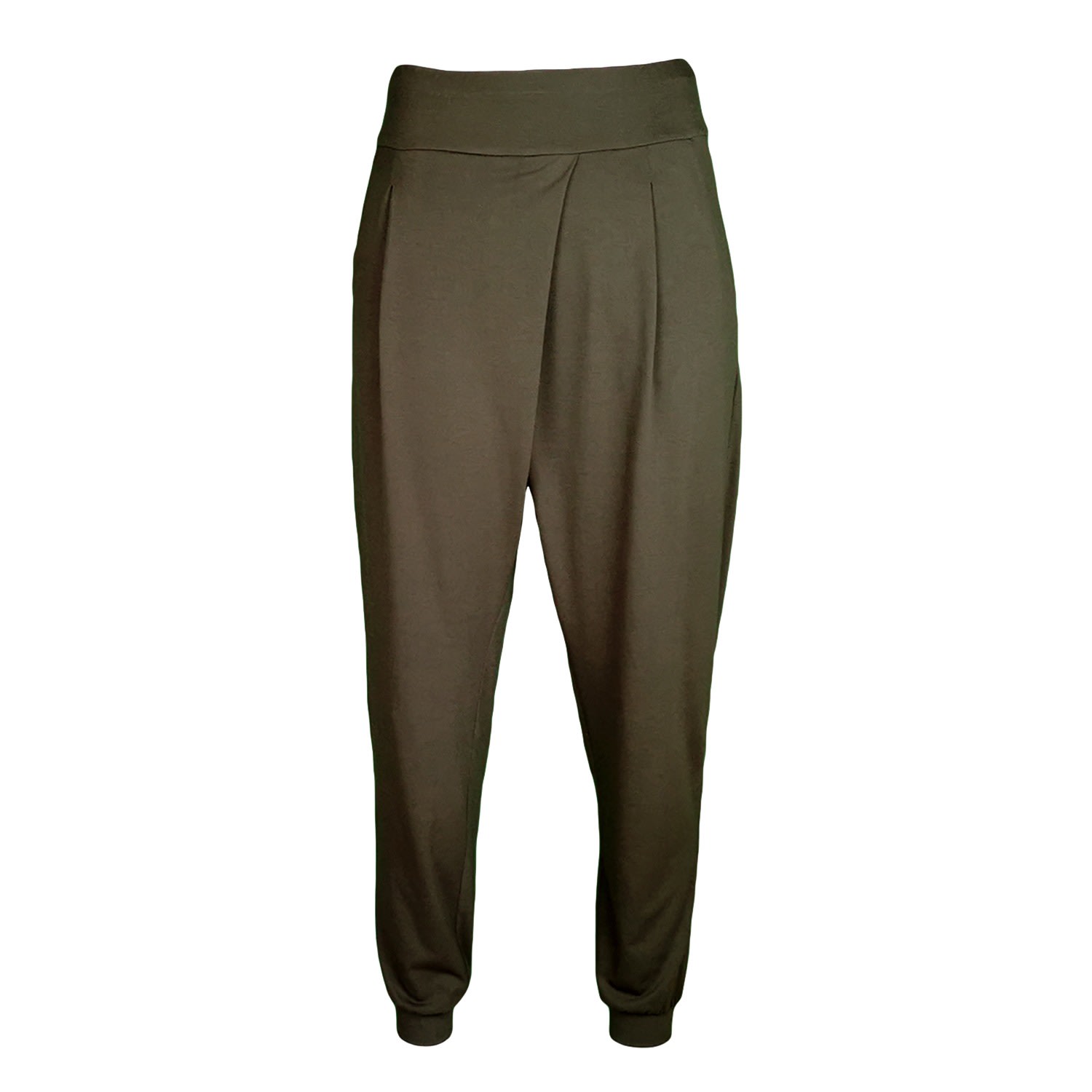 Lalipop Design Women's Neutrals Slouchy Harem Pants-khaki In Yellow
