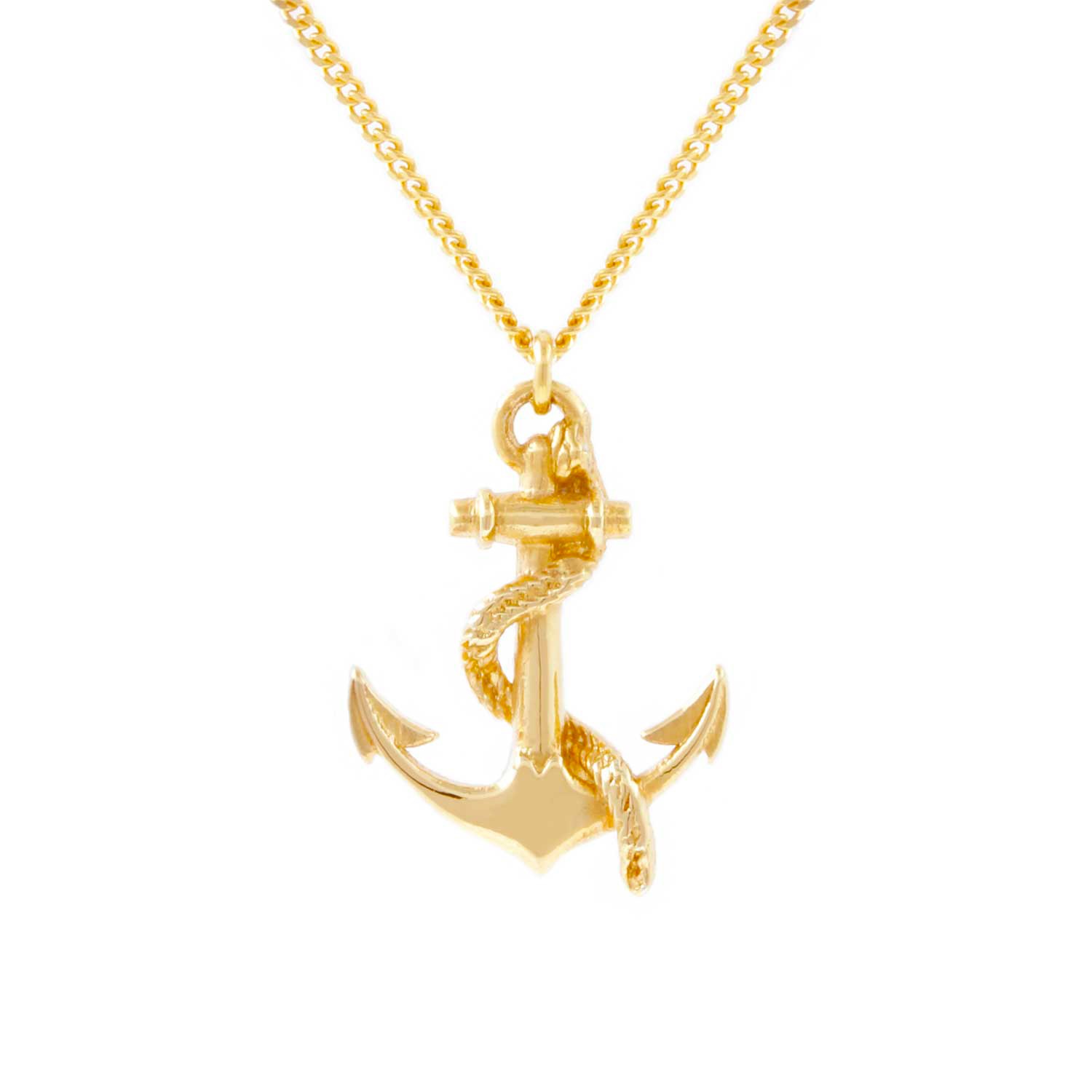 Anchor Necklace - Gold | Lee Renee | Wolf & Badger