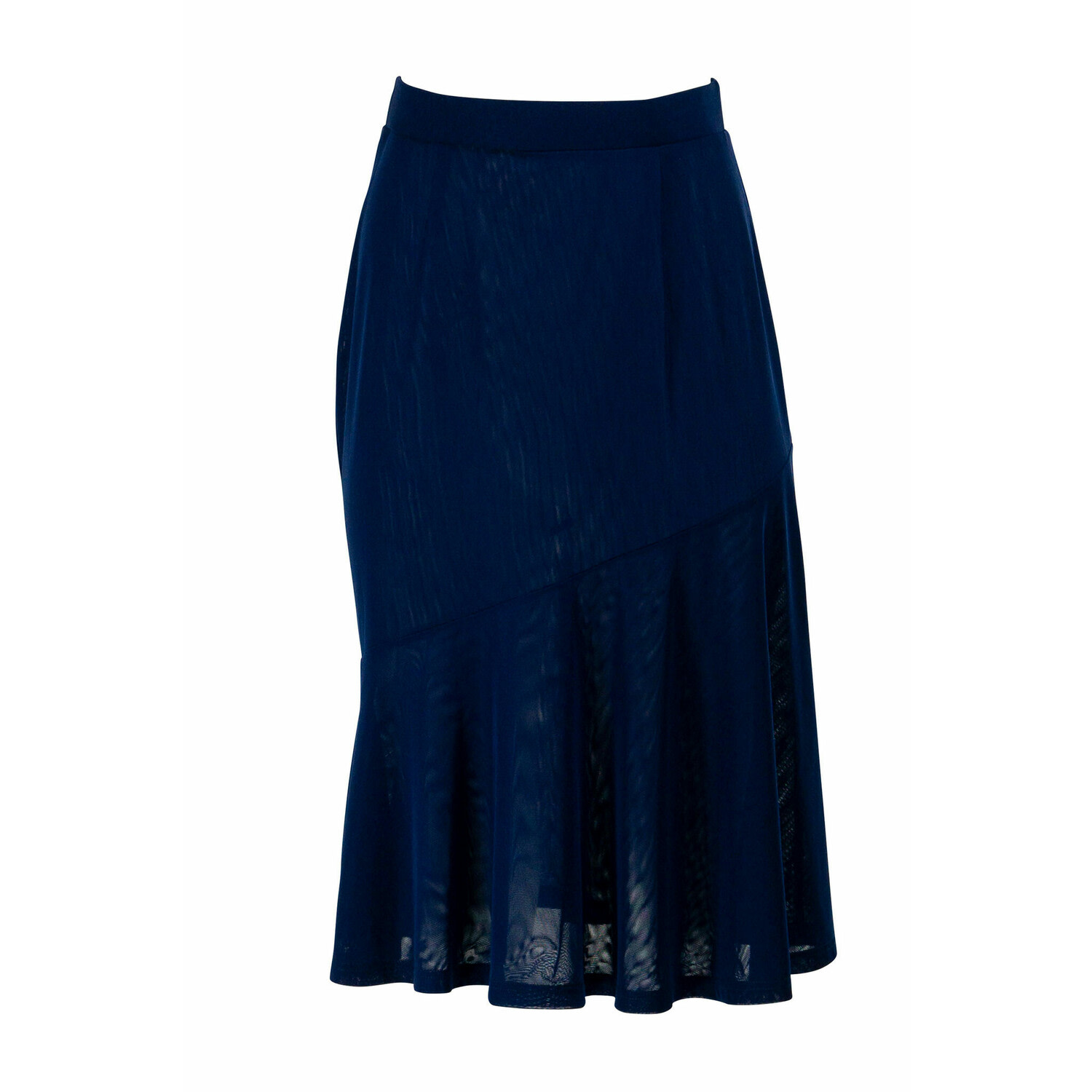 Kristinit Women's Blue Navy Chatteron Skirt In Black
