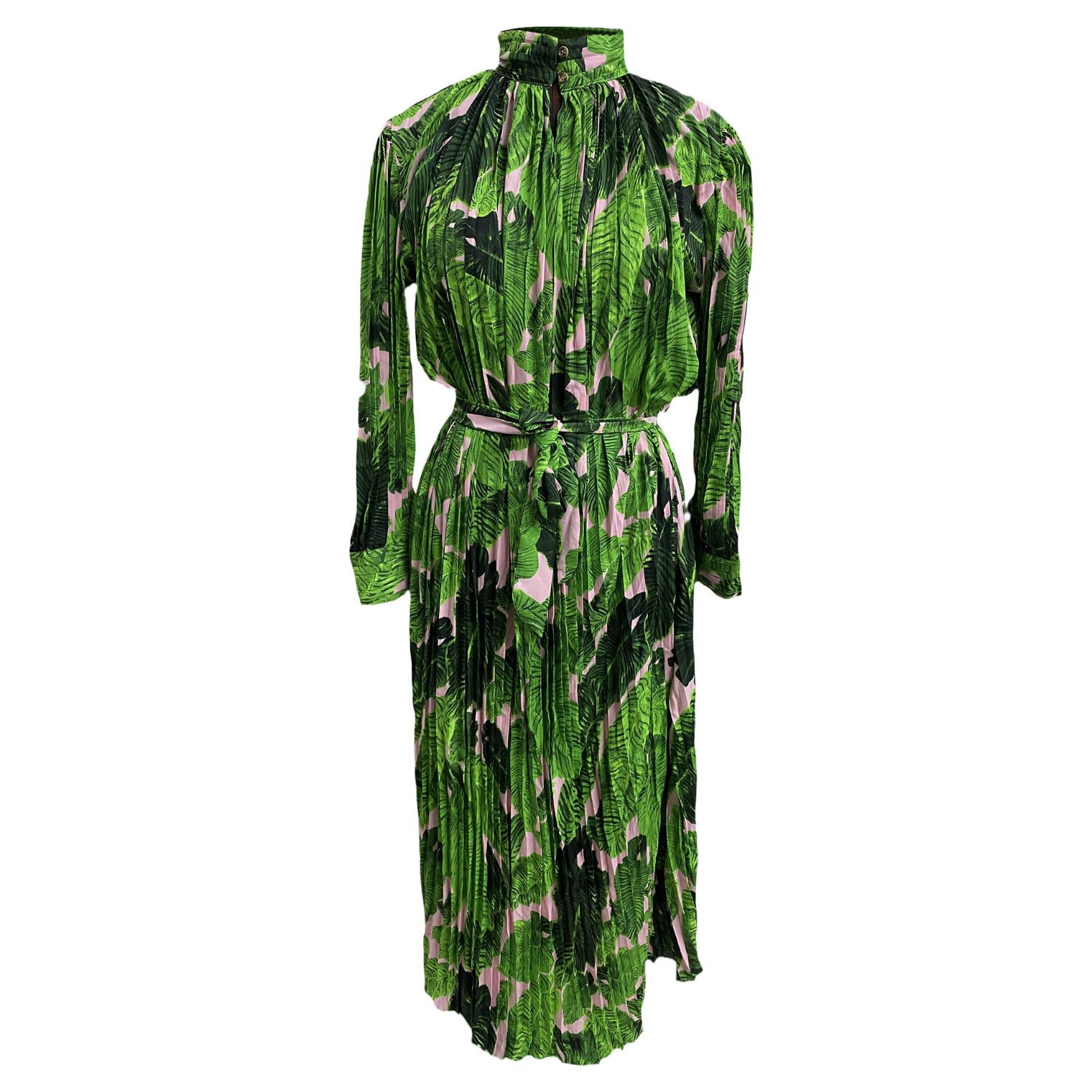 Zasta Studio Women's Green Summer Print Edition Nine In Green