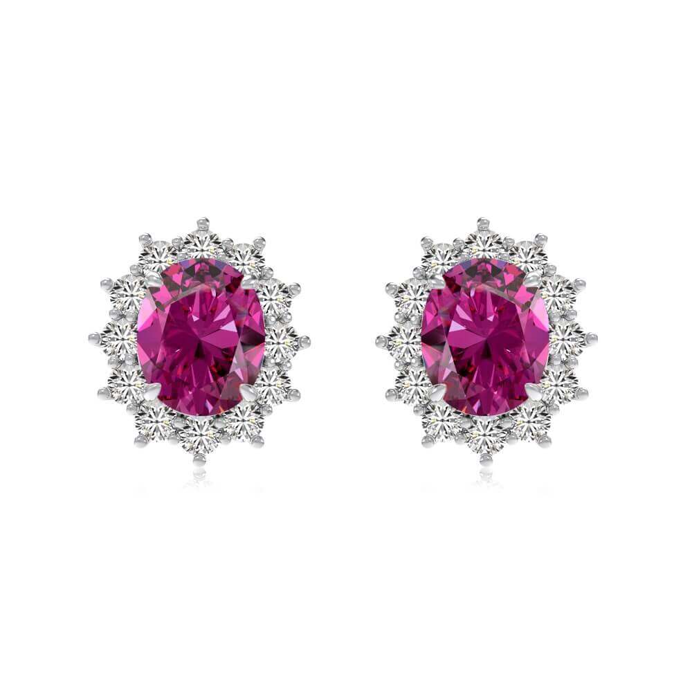 Viviana Halil Women's Pink / Purple The Lucia Earrings