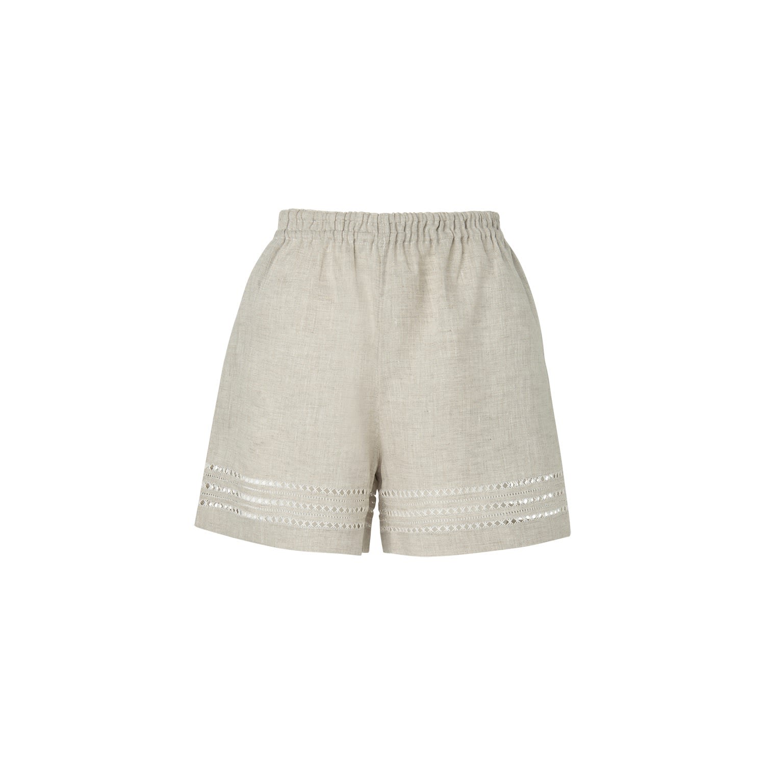 Neutrals / Grey Anfisa Shorts In Dove Gray One Size Balushka