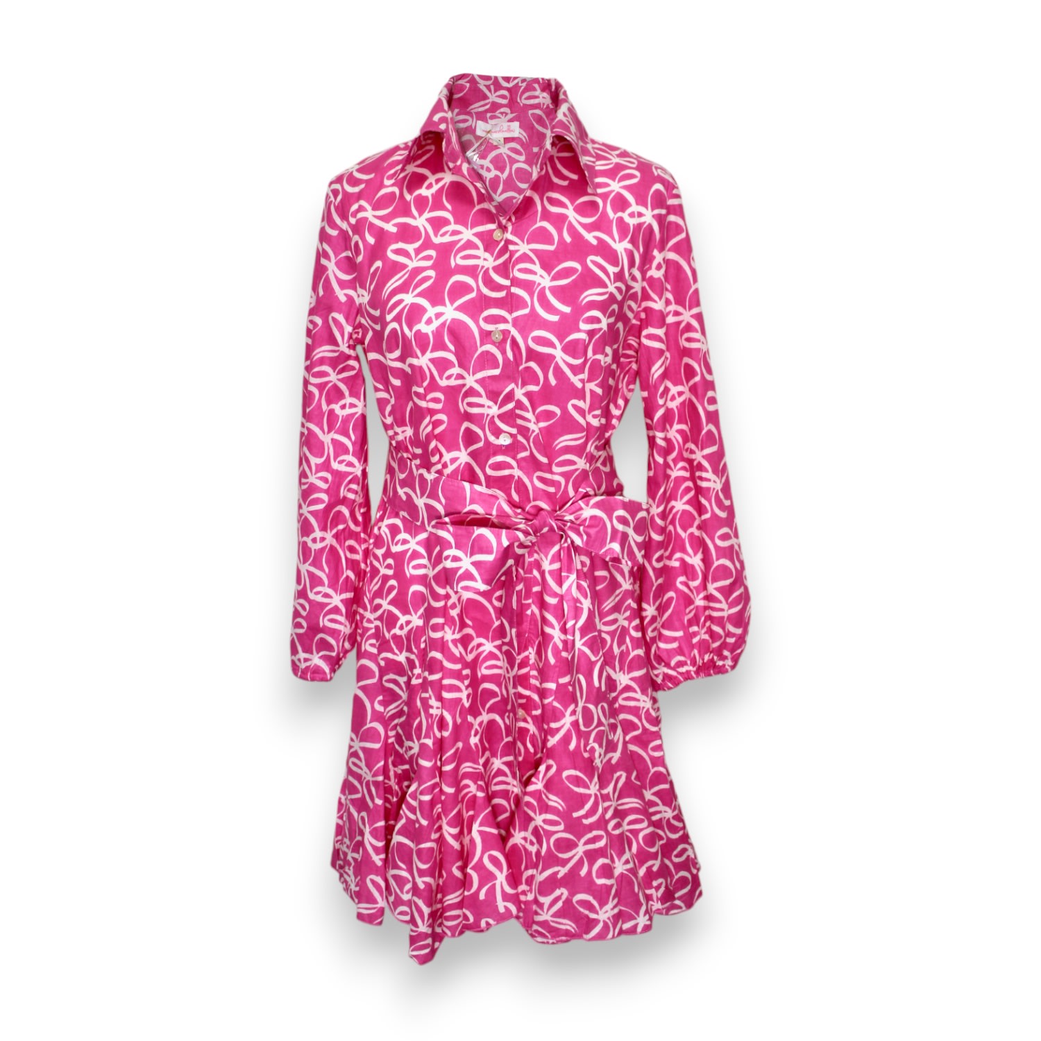 Women&rsquo;s Ivy Dress - Ribbons - Pink | Small | Mary Marshmallow