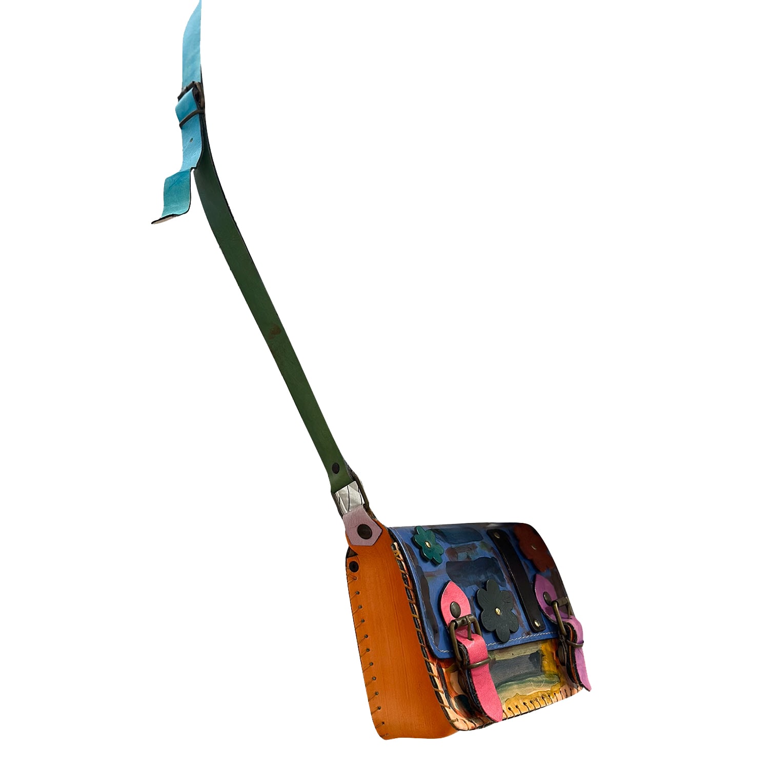 Zasta Studio Women's Gum Ball Messenger Bag Multicolor C